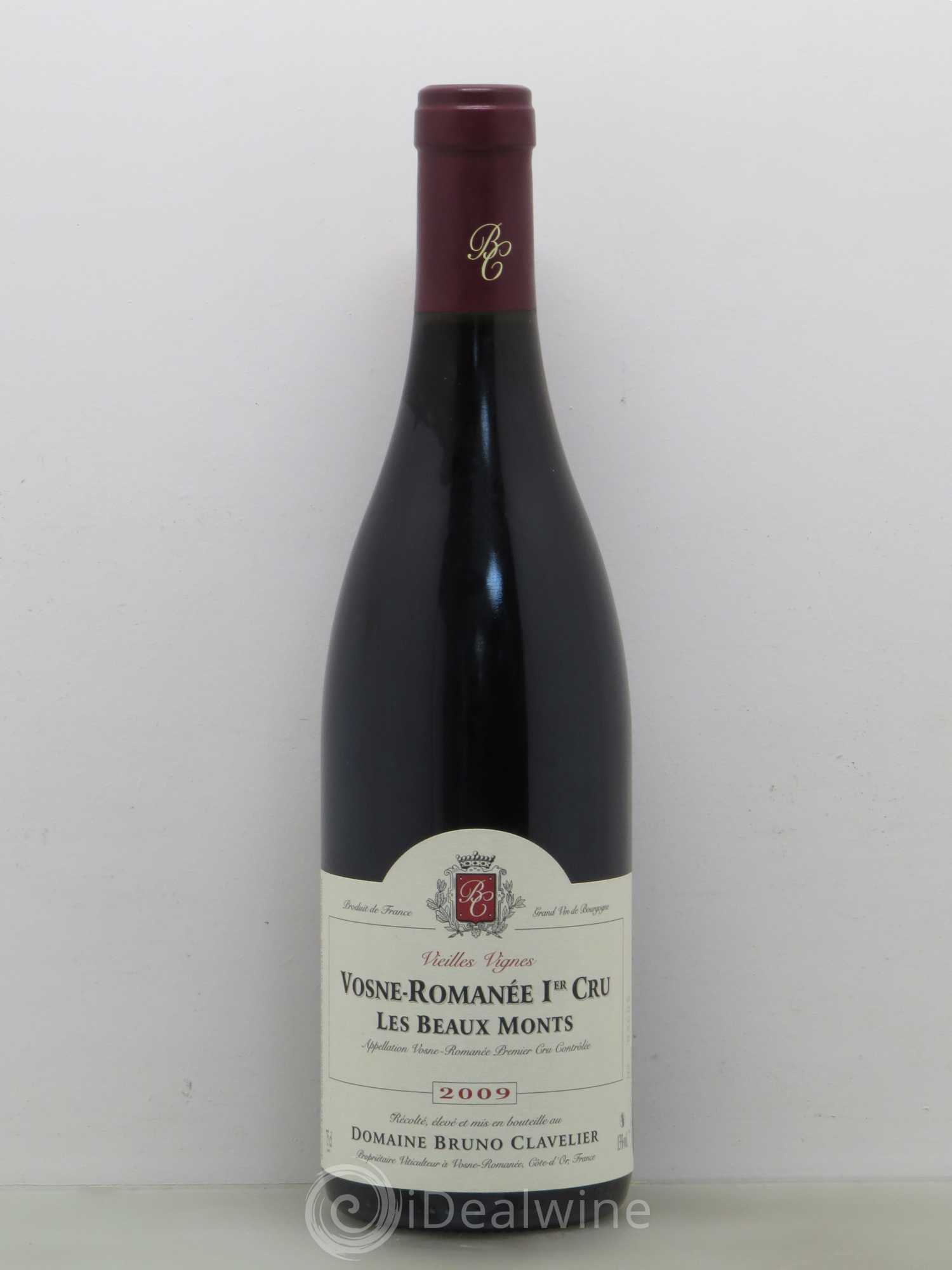 Vosne-Romanée 1er Cru Les Beaux Monts Clavelier 2009 - Posten von 1 Flasche - 0