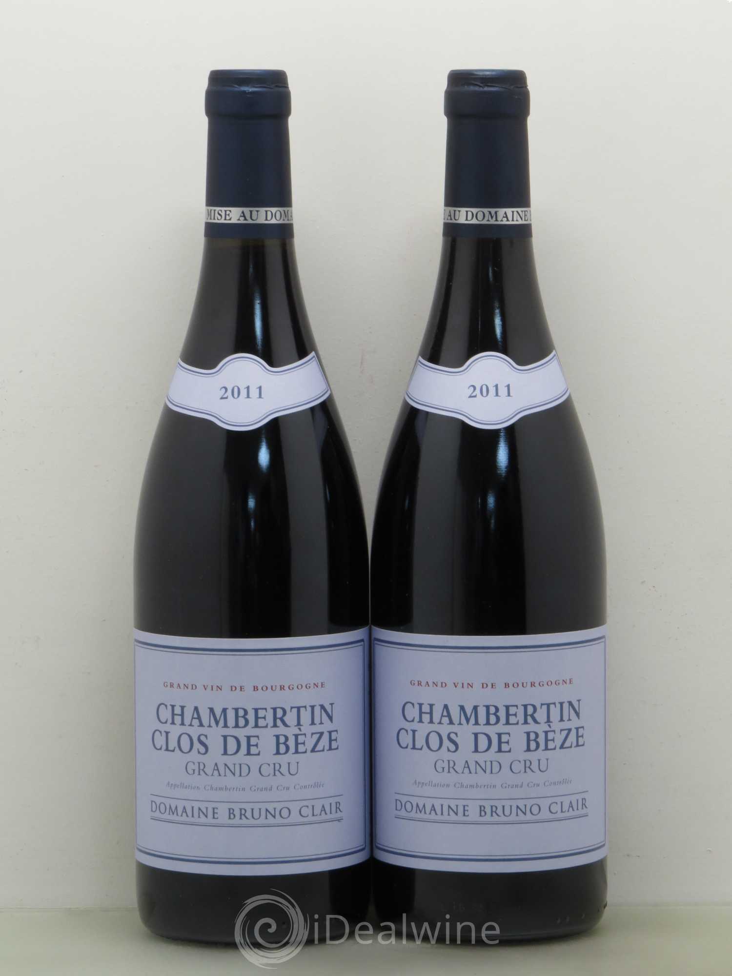 Chambertin Clos de Bèze Grand Cru Bruno Clair (Domaine) 2011 - Lot de 2 bouteilles - 0