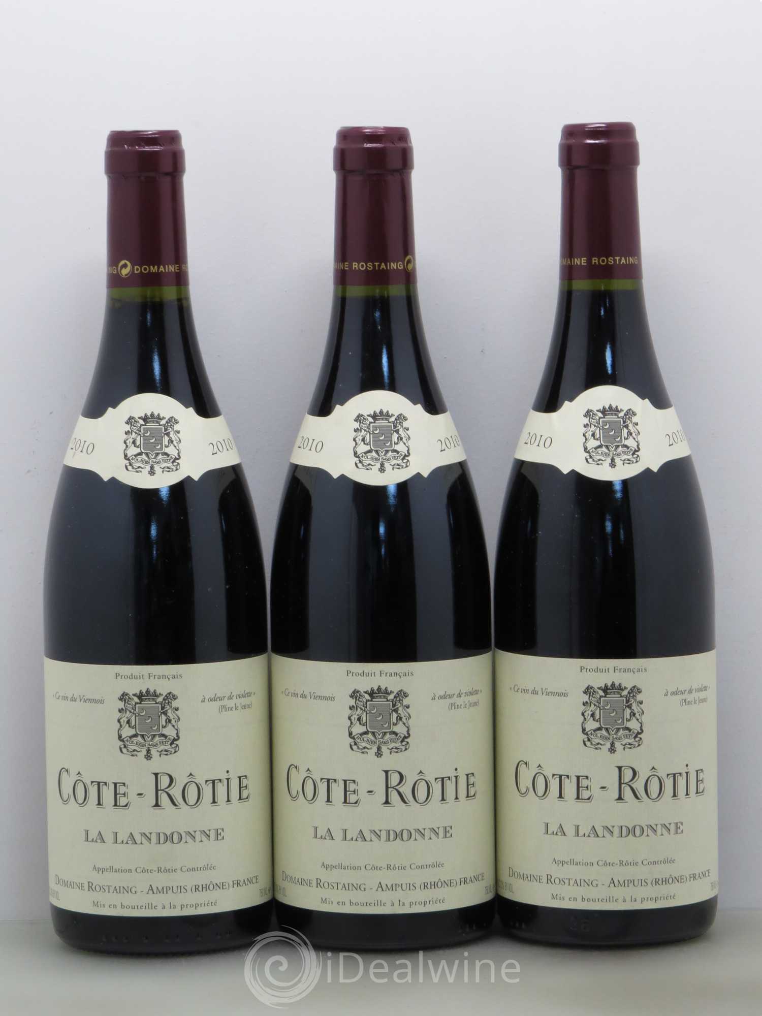 Côte-Rôtie La Landonne René Rostaing 2010 - Posten von 3 Flaschen - 0