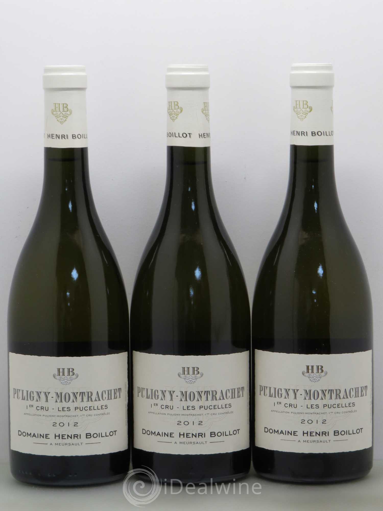 Puligny-Montrachet 1er Cru Les Pucelles Henri Boillot (Domaine) 2012 - Lot de 3 bouteilles - 0