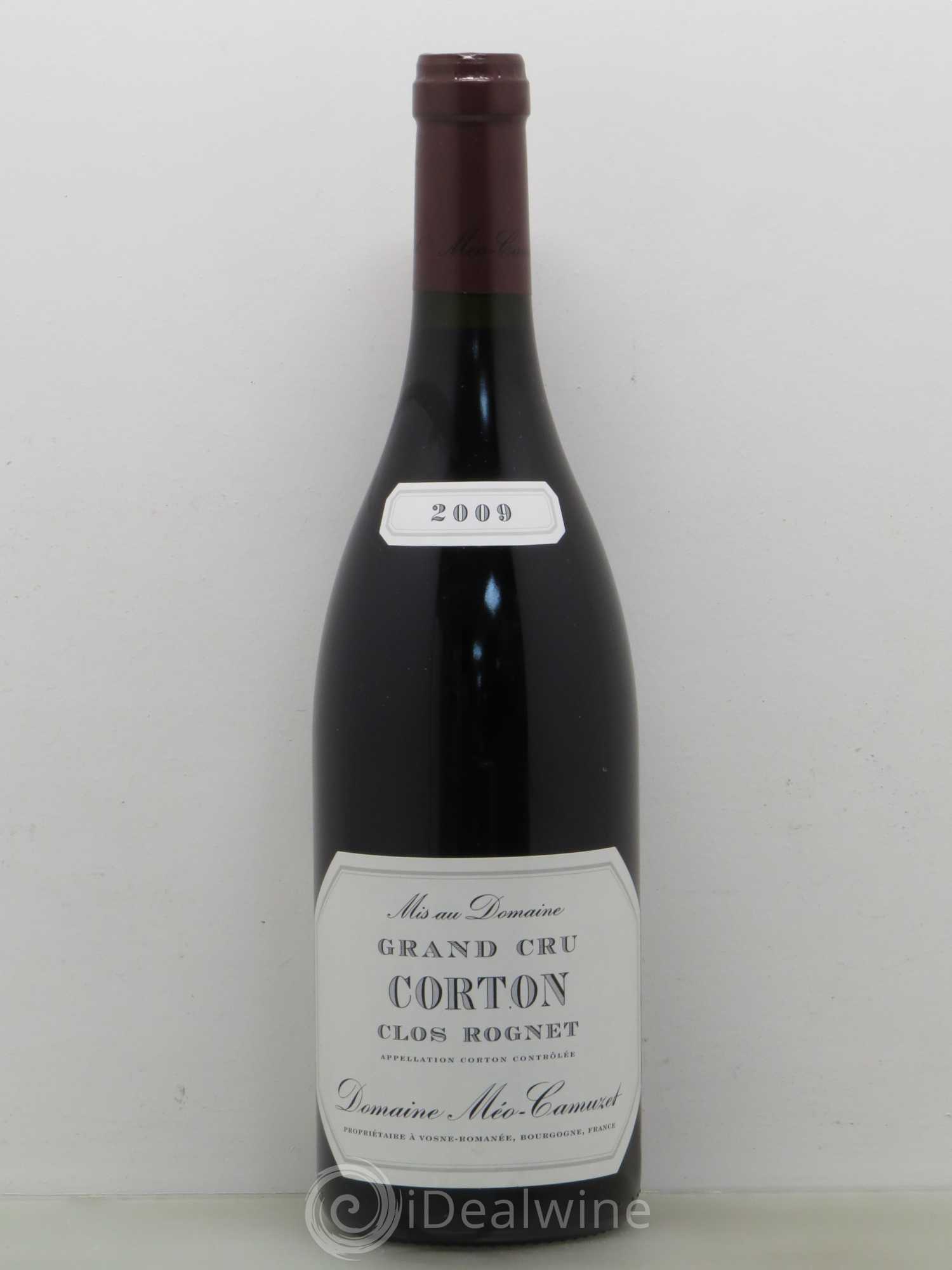 Corton Grand Cru Clos Rognet Méo-Camuzet (Domaine) 2009 - Lot de 1 bouteille - 0