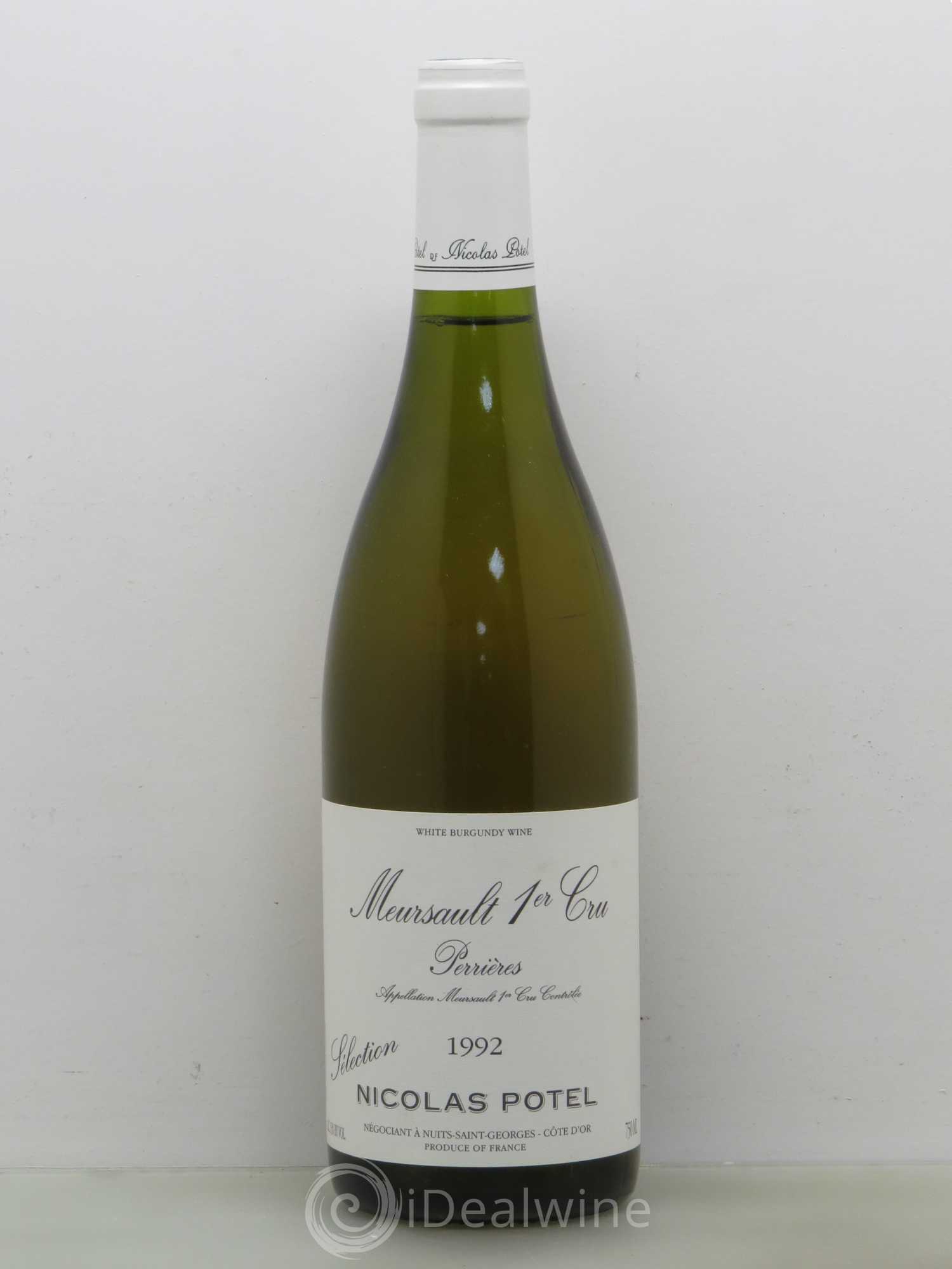 Meursault 1er Cru Perrieres Selection Potel 1992 - Posten von 1 Flasche - 0