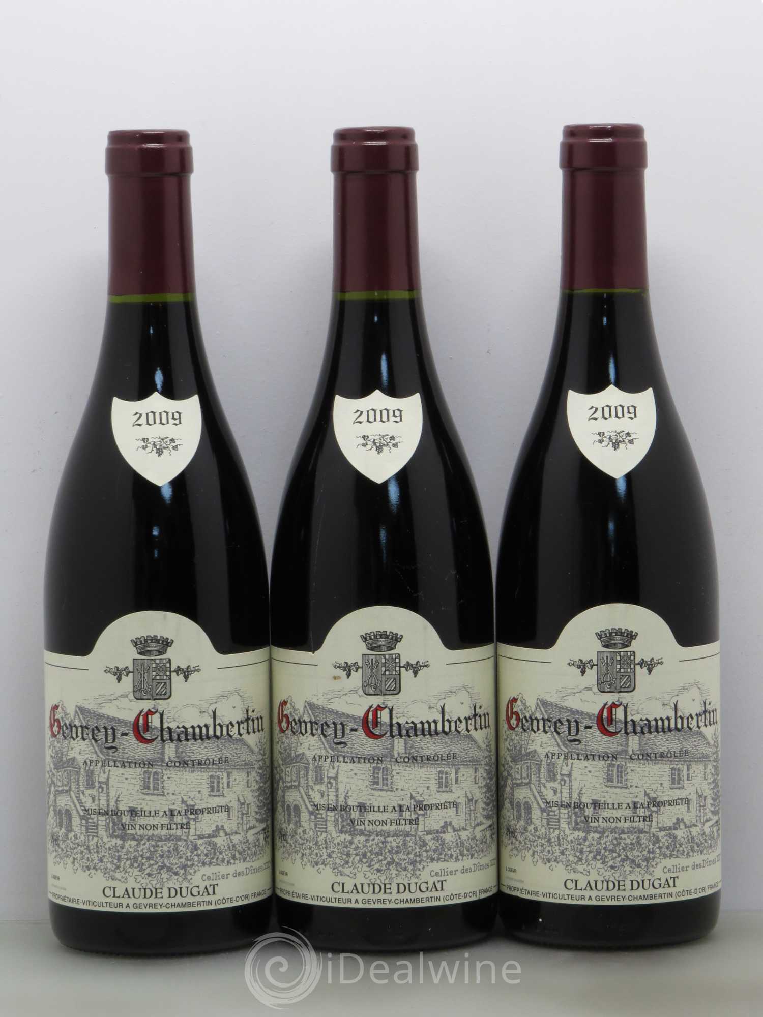 Gevrey-Chambertin Claude Dugat 2009 - Lot de 3 bouteilles - 0