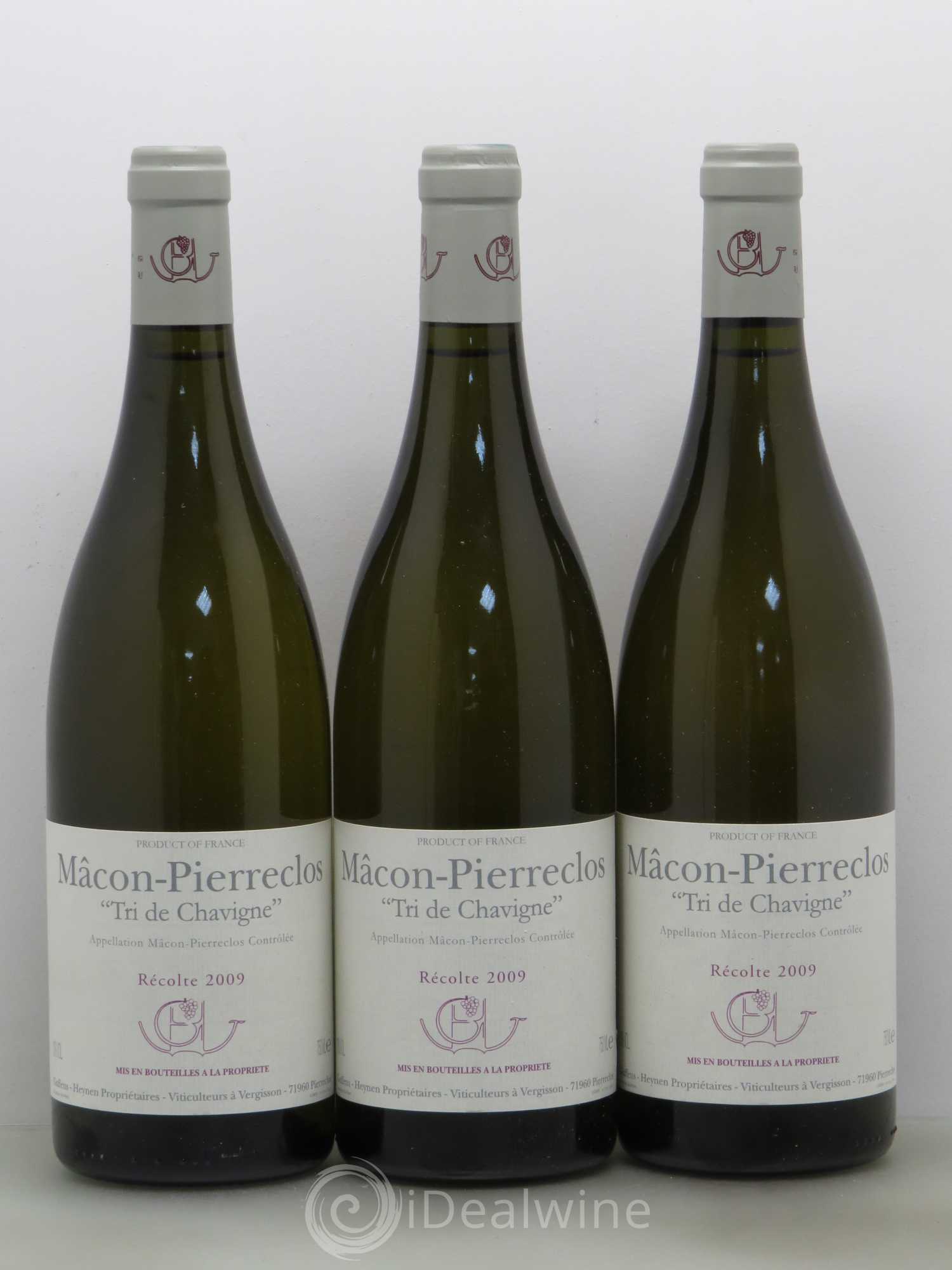 Mâcon-Pierreclos Tri de Chavigne Guffens-Heynen 2009 - Lot de 3 bouteilles - 0