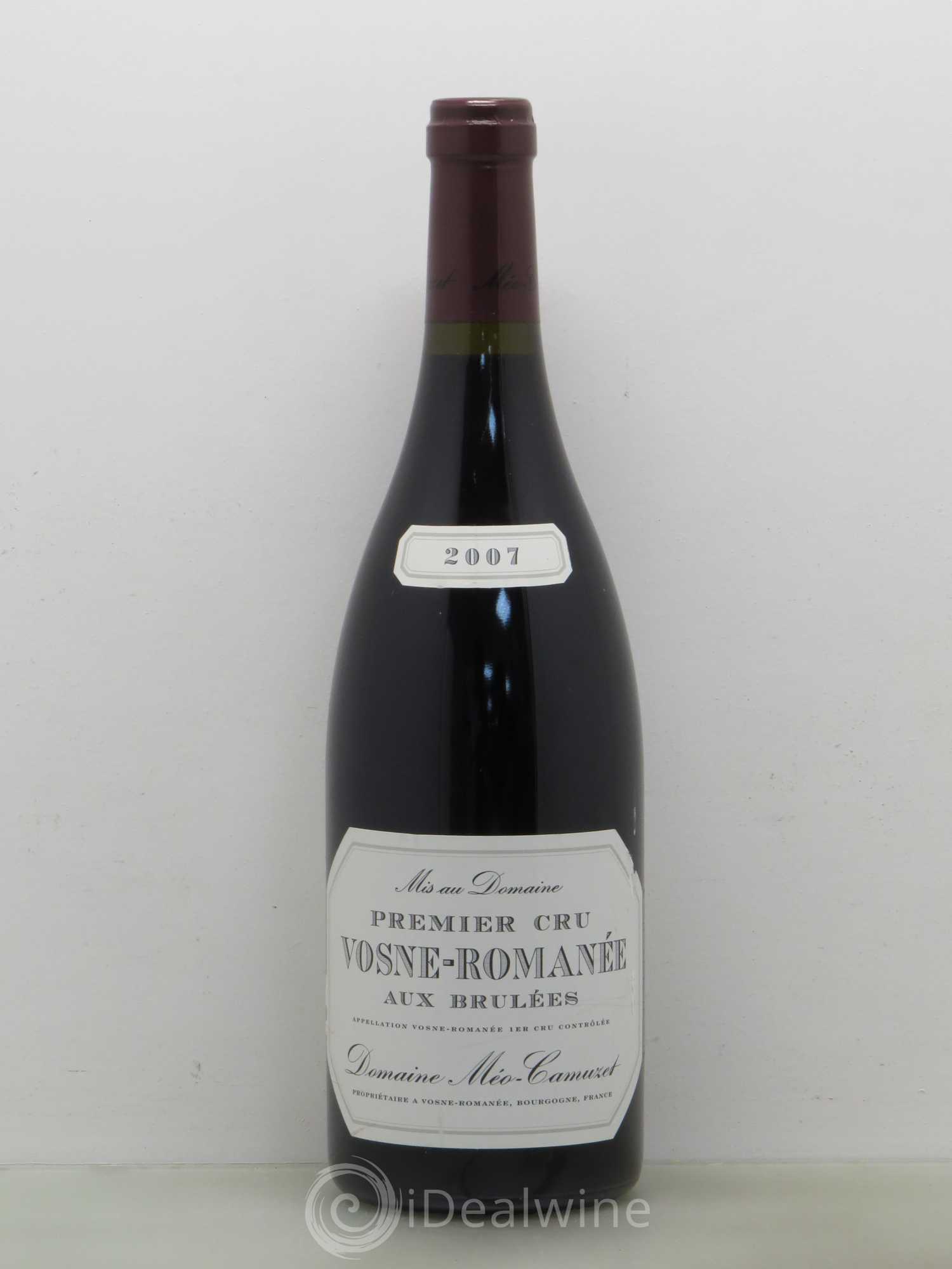 Vosne-Romanée 1er Cru Aux Brûlées Méo-Camuzet (Domaine) 2007 - Lot de 1 bouteille - 0