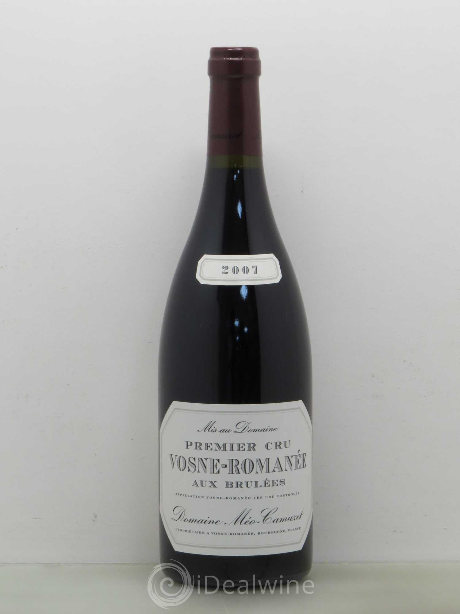 Vosne-Romanée 1er Cru Aux Brûlées Méo-Camuzet (Domaine) 2007 - Lot de 1 bouteille - 0