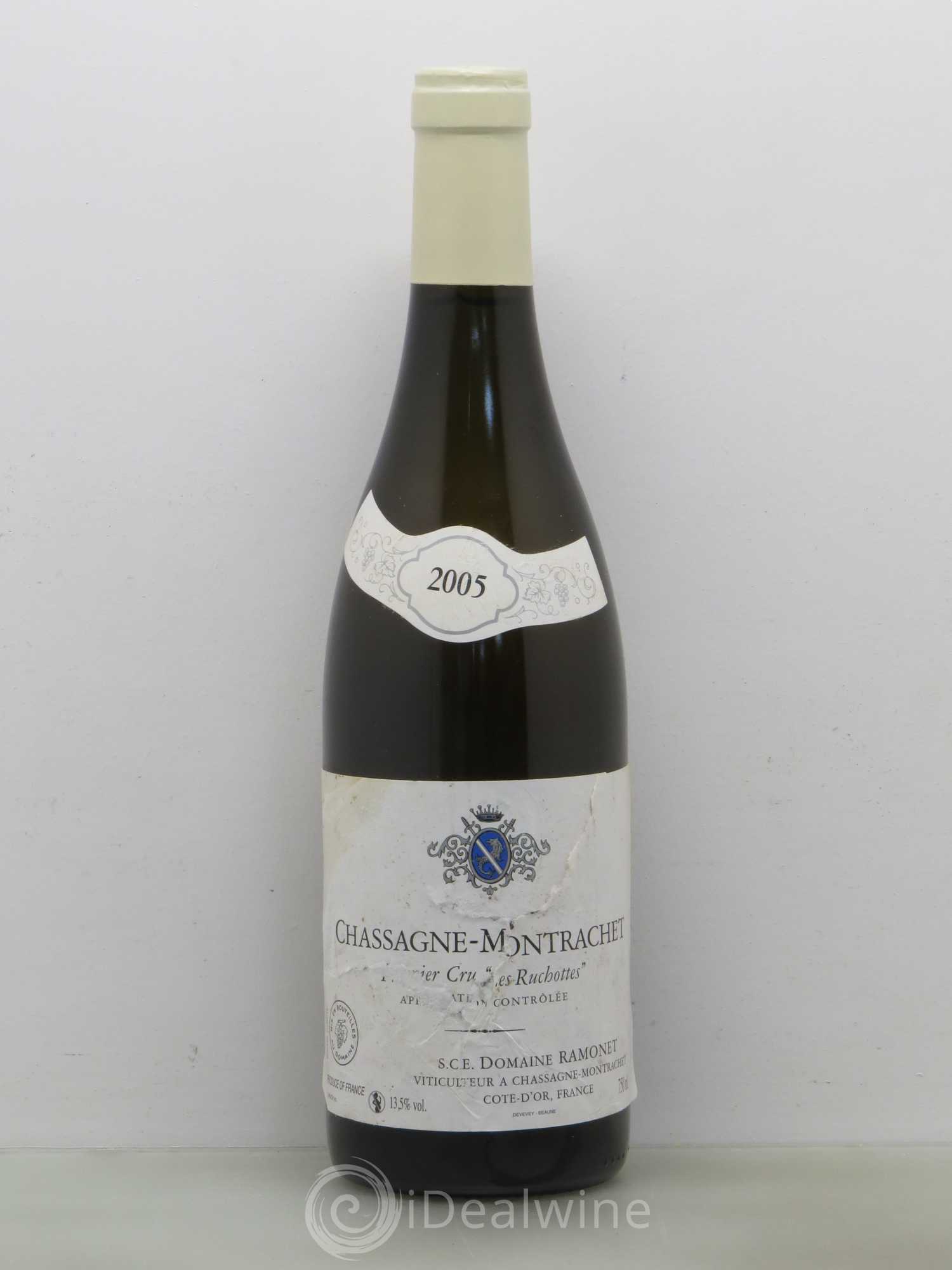 Chassagne-Montrachet 1er Cru Les Ruchottes Ramonet (Domaine) 2005 - Lot de 1 bouteille - 0