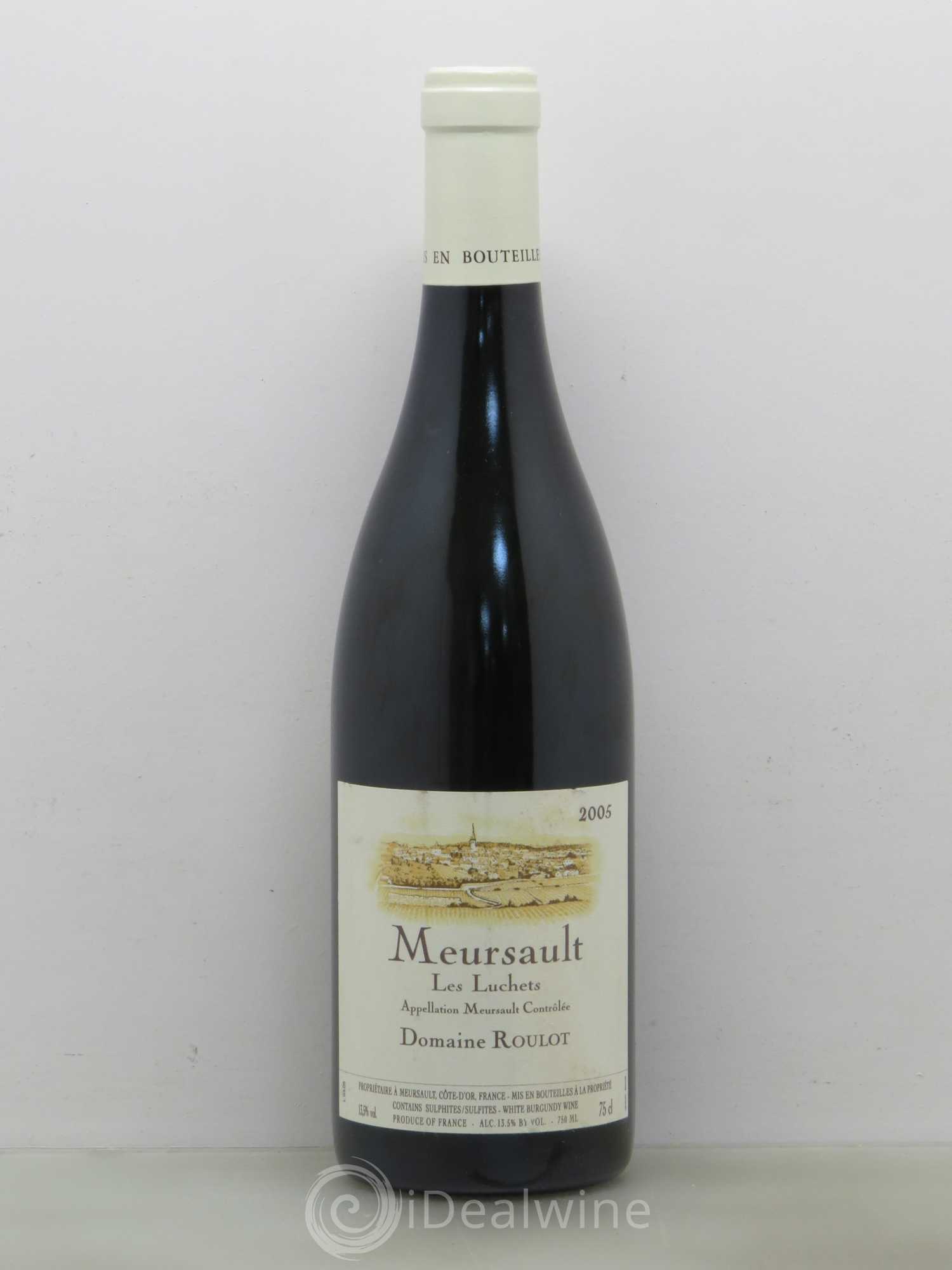Meursault Luchets Roulot (Domaine) 2005 - Lot de 1 bouteille - 0