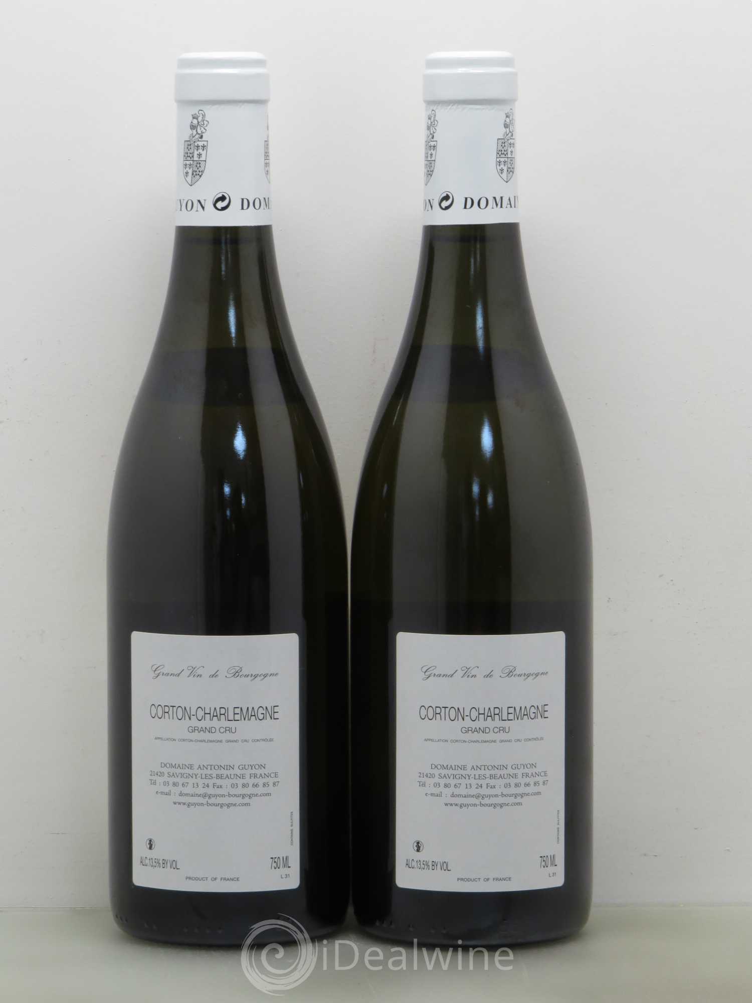 Corton-Charlemagne Grand Cru Guyon (sans prix de réserve) 2010 - Posten von 2 Flaschen - 1