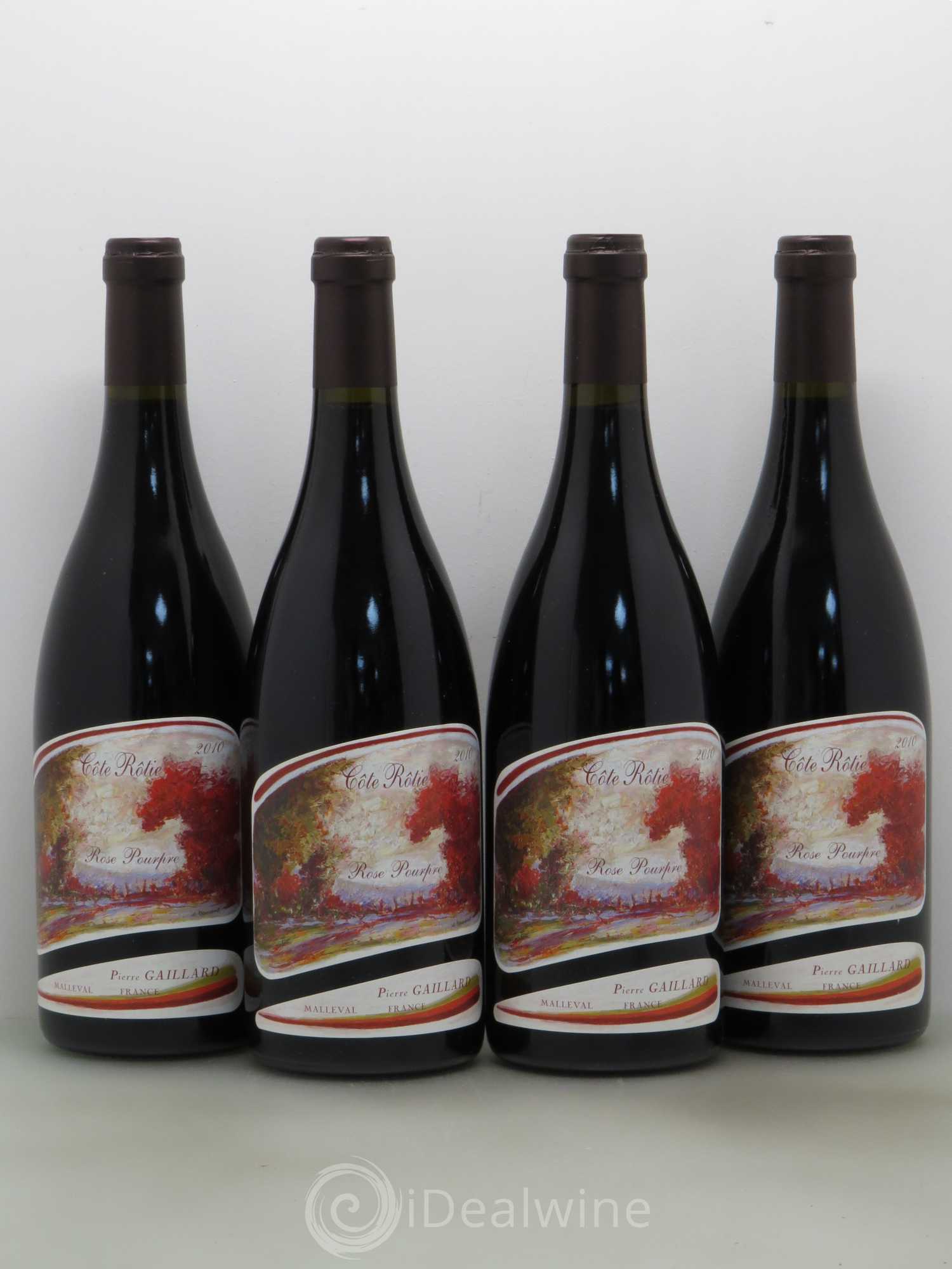 Côte-Rôtie Rose Pourpre Pierre Gaillard 2010 - Lot de 4 bouteilles - 0