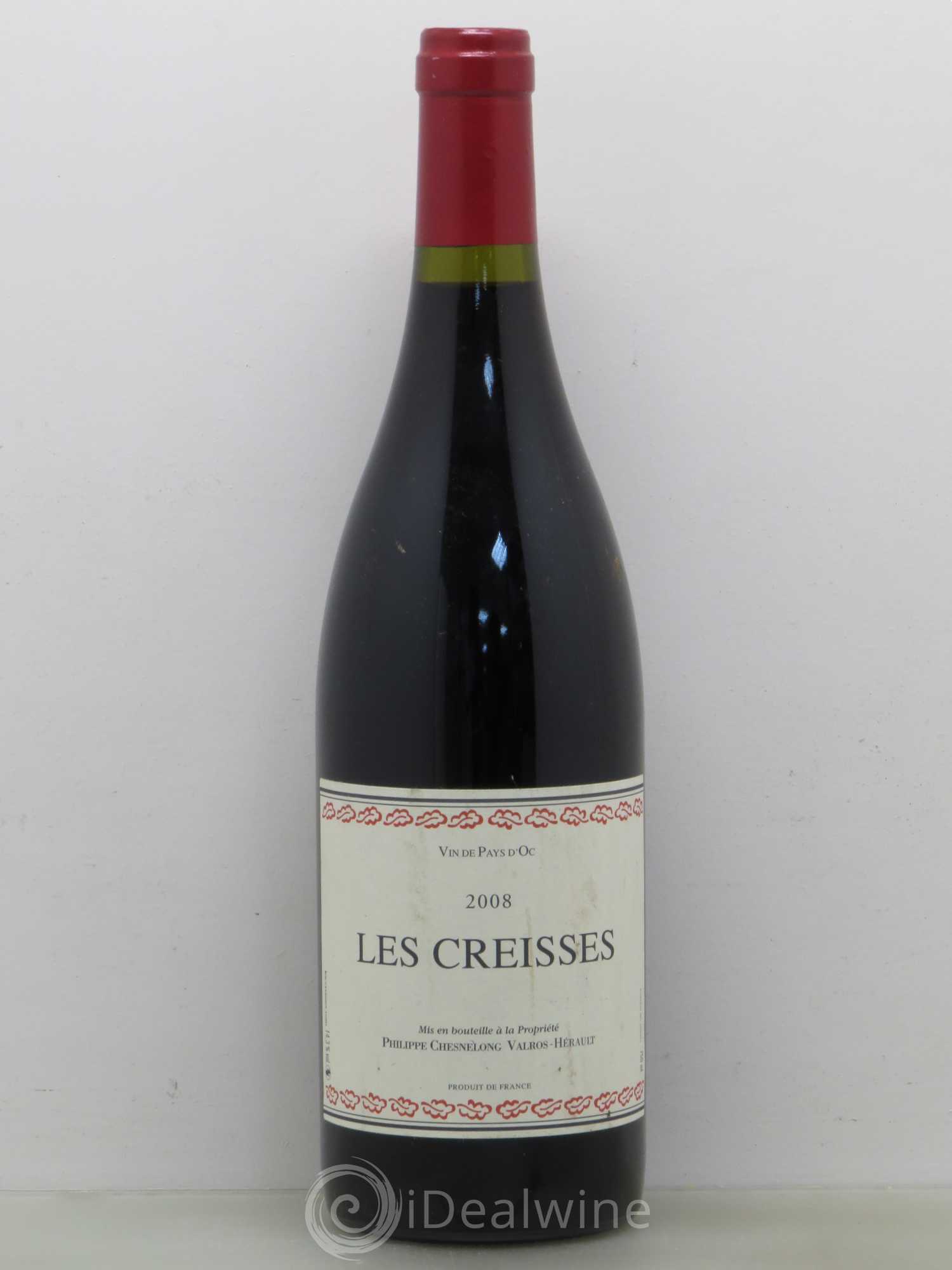 Pays d'Oc Les Creisses 2008 - Lot de 1 bouteille - 0