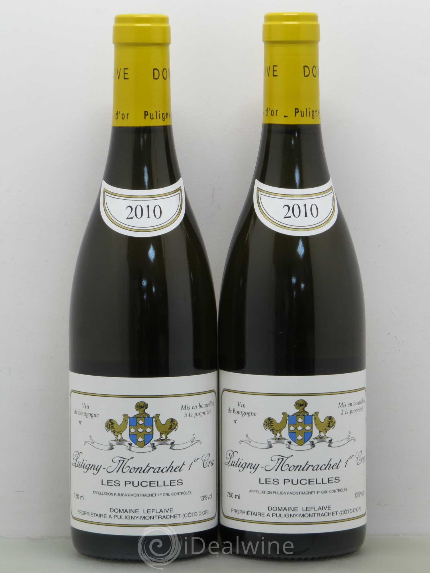 Puligny-Montrachet 1er Cru Les Pucelles Leflaive (Domaine) 2010 - Lot de 2 bouteilles - 0