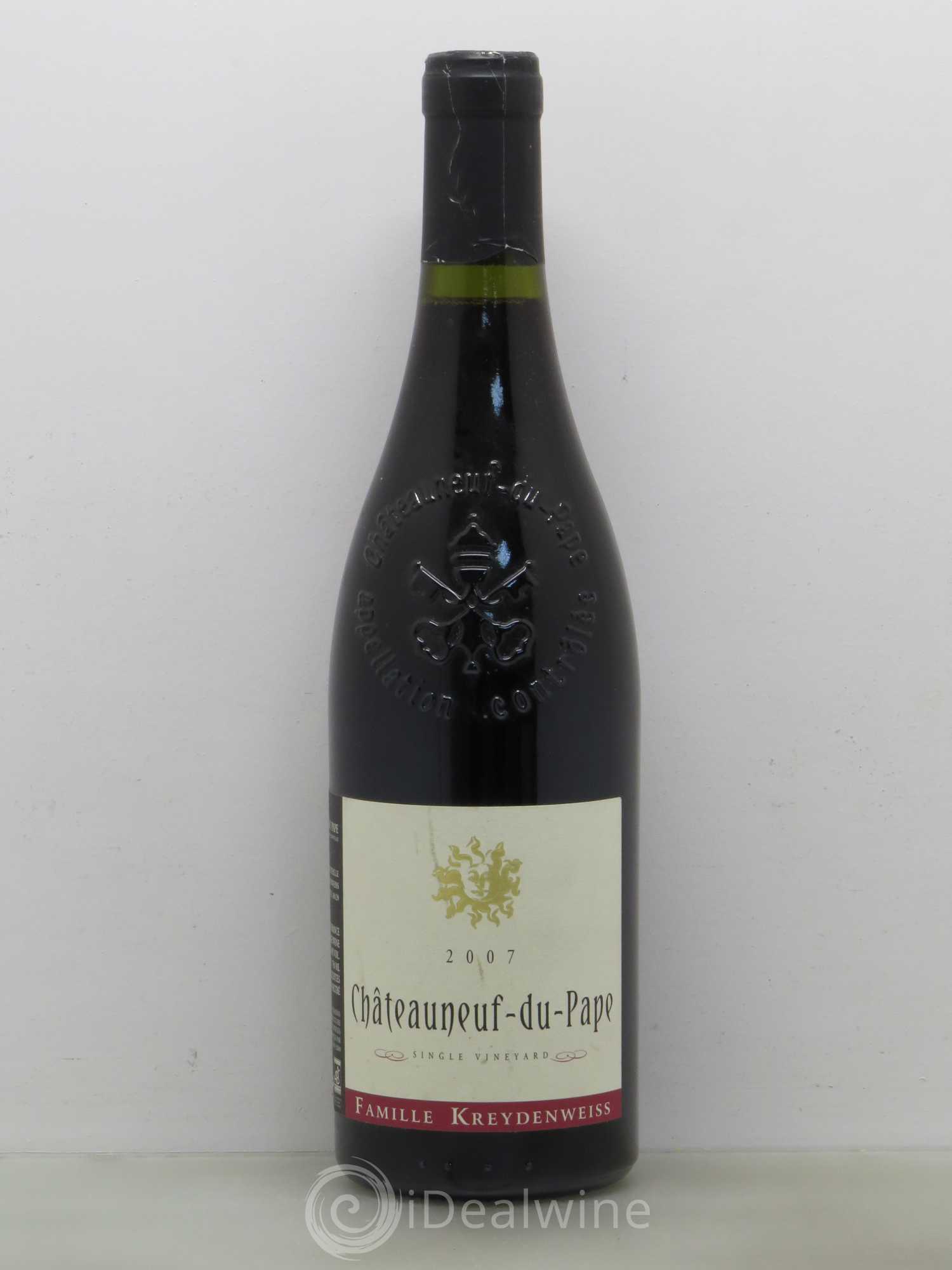 Châteauneuf-du-Pape Kreydenweiss 2007 - Lot de 1 bouteille - 0