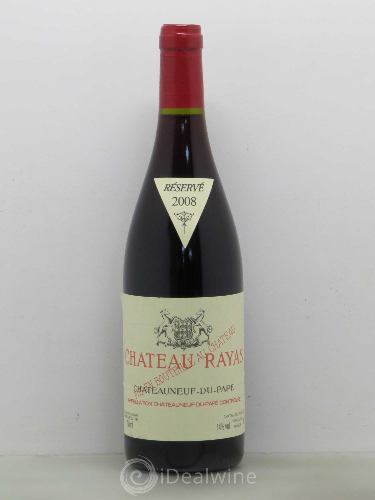Châteauneuf-du-Pape Château Rayas Emmanuel Reynaud 2008 - Lot de 1 bouteille - 0