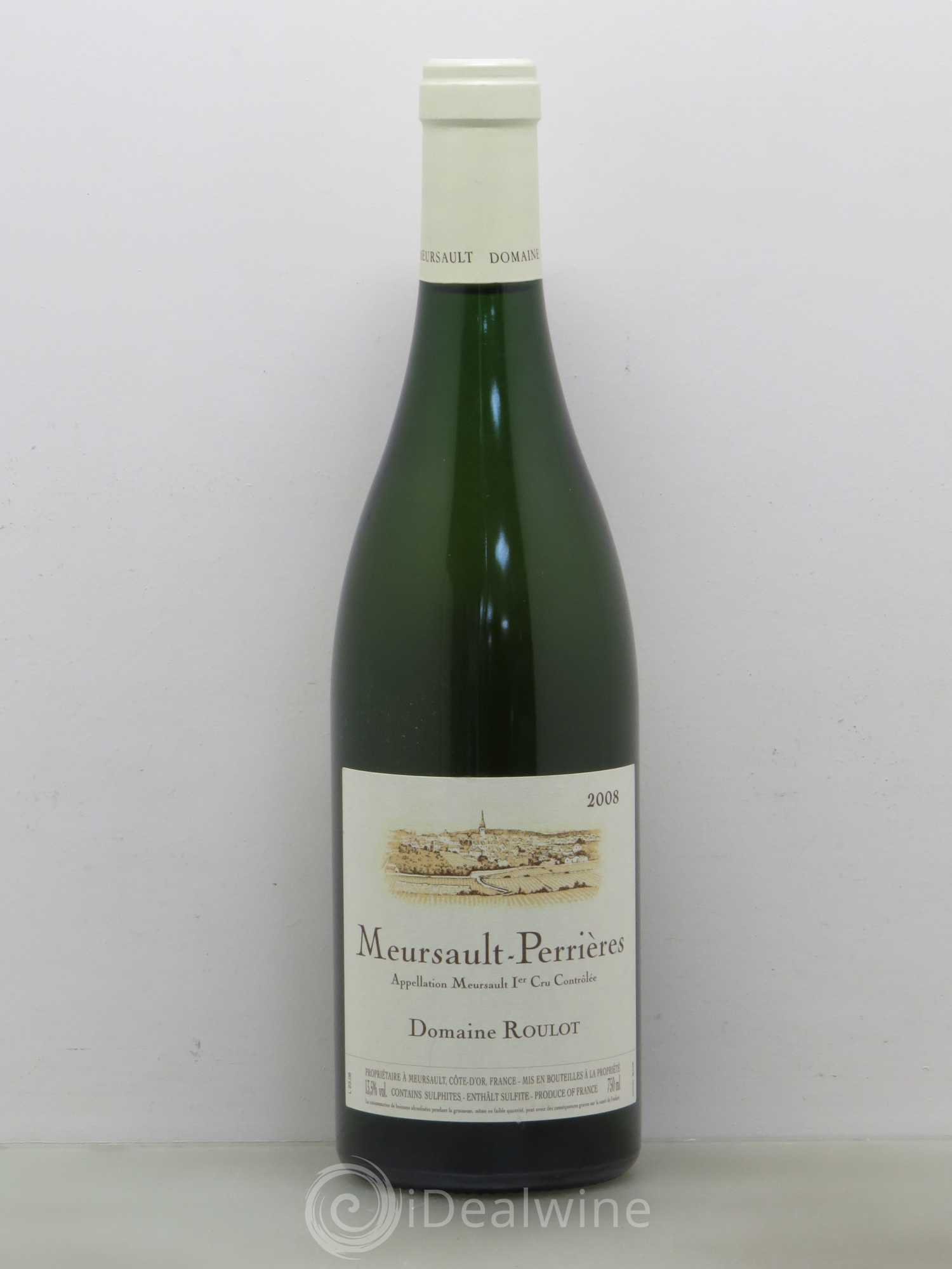 Meursault 1er Cru Perrières Roulot (Domaine) 2008 - Lot de 1 bouteille - 0