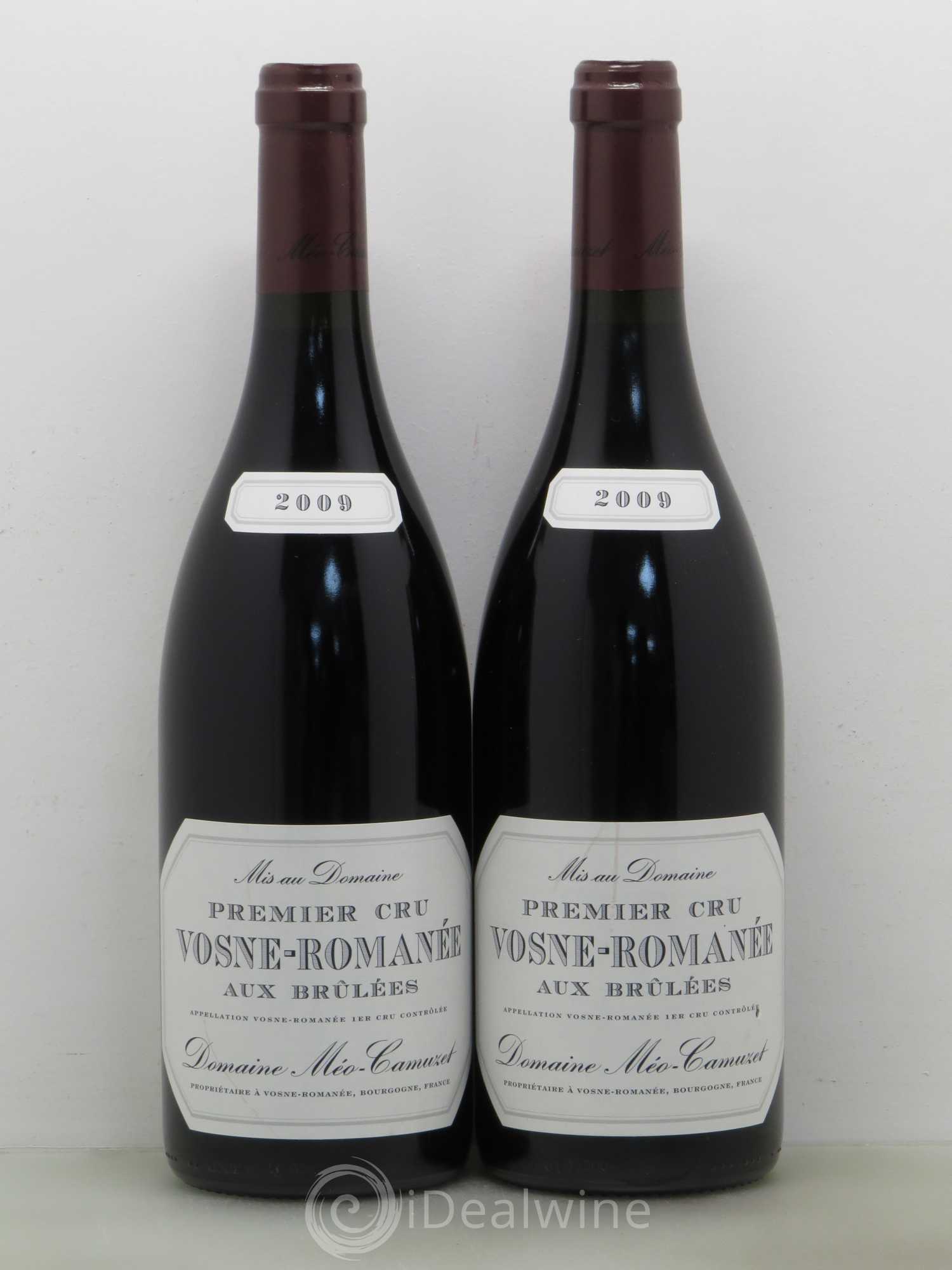 Vosne-Romanée 1er Cru Aux Brûlées Méo-Camuzet (Domaine) 2009 - Lot de 2 bouteilles - 0
