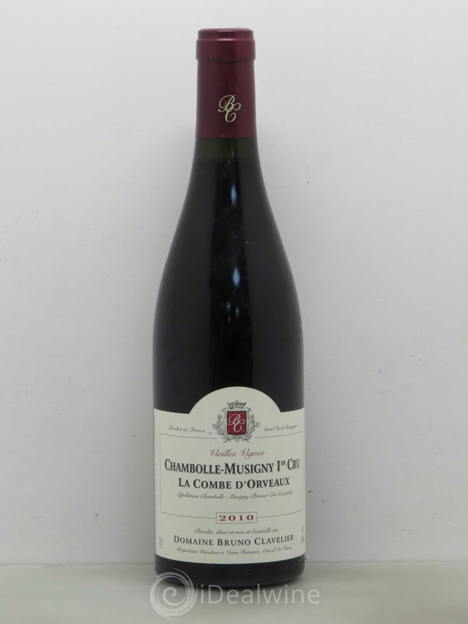 Vosne-Romanée Vieilles vignes La Combe Brûlée Bruno Clavelier 2010 - Lot de 1 bouteille - 0