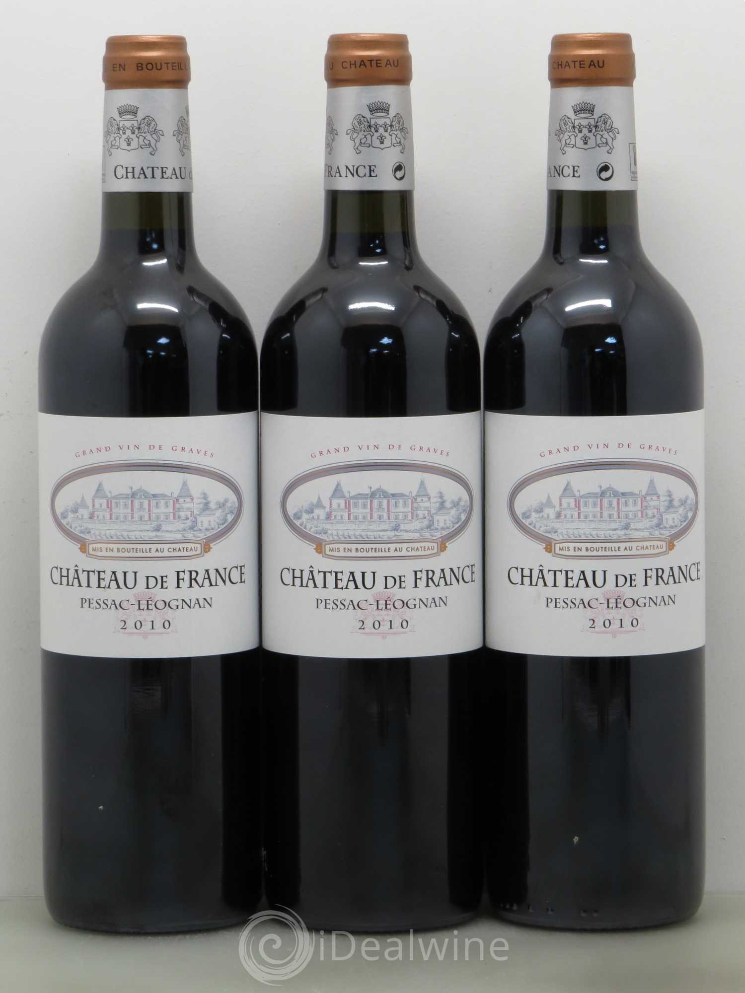 Château de France 2010 - Lot de 3 bouteilles - 0