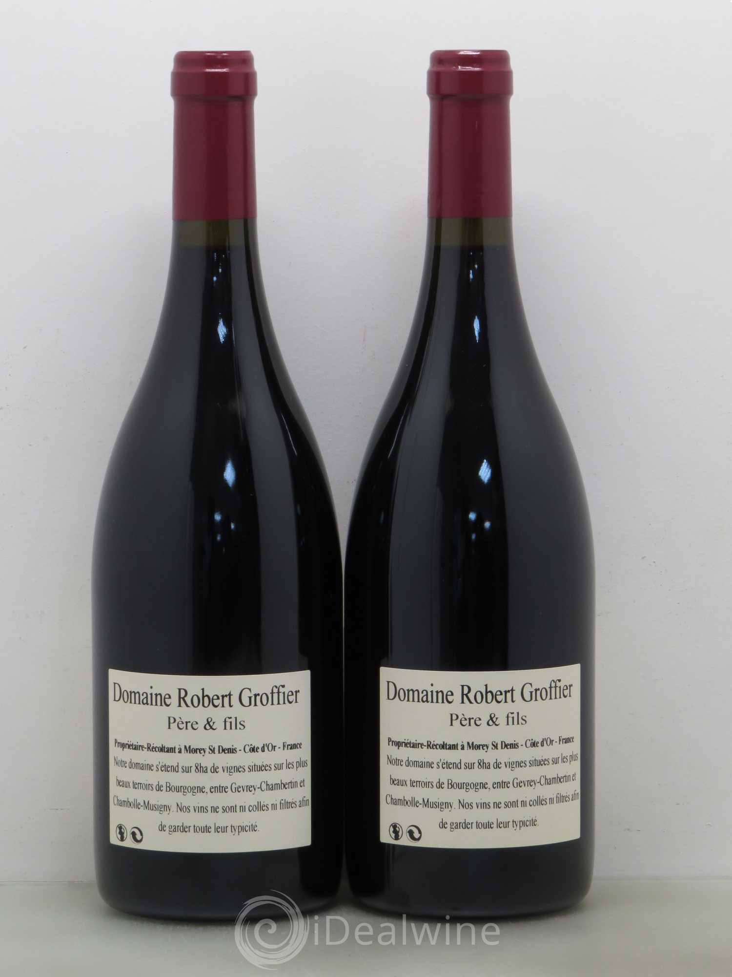 Chambolle-Musigny 1er Cru Les Sentiers Robert Groffier Père & Fils (Domaine) 2008 - Lot de 2 bouteilles - 1