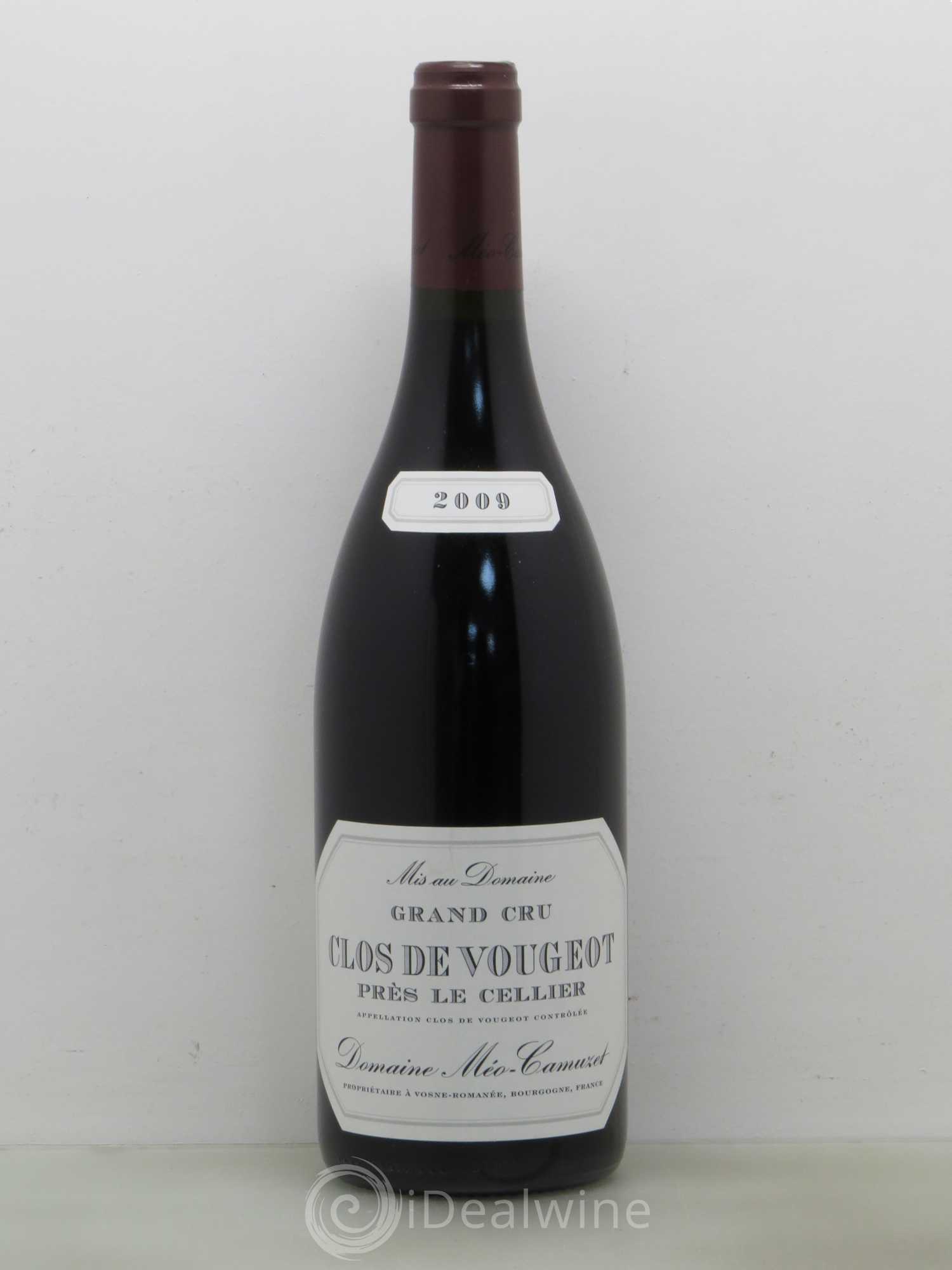 Clos de Vougeot Grand Cru Méo-Camuzet (Domaine) Pres Le Cellier 2009 - Lot de 1 bouteille - 0