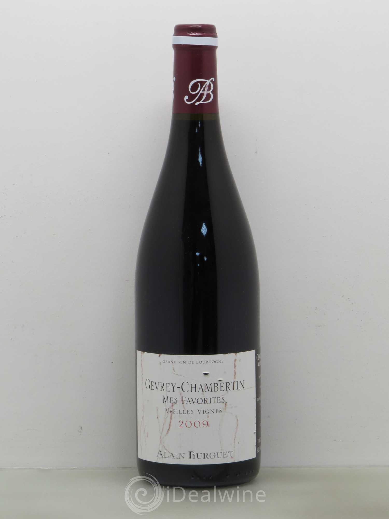 Gevrey-Chambertin Mes Favorites Vieilles Vignes Burguet 2009 - Posten von 1 Flasche - 0
