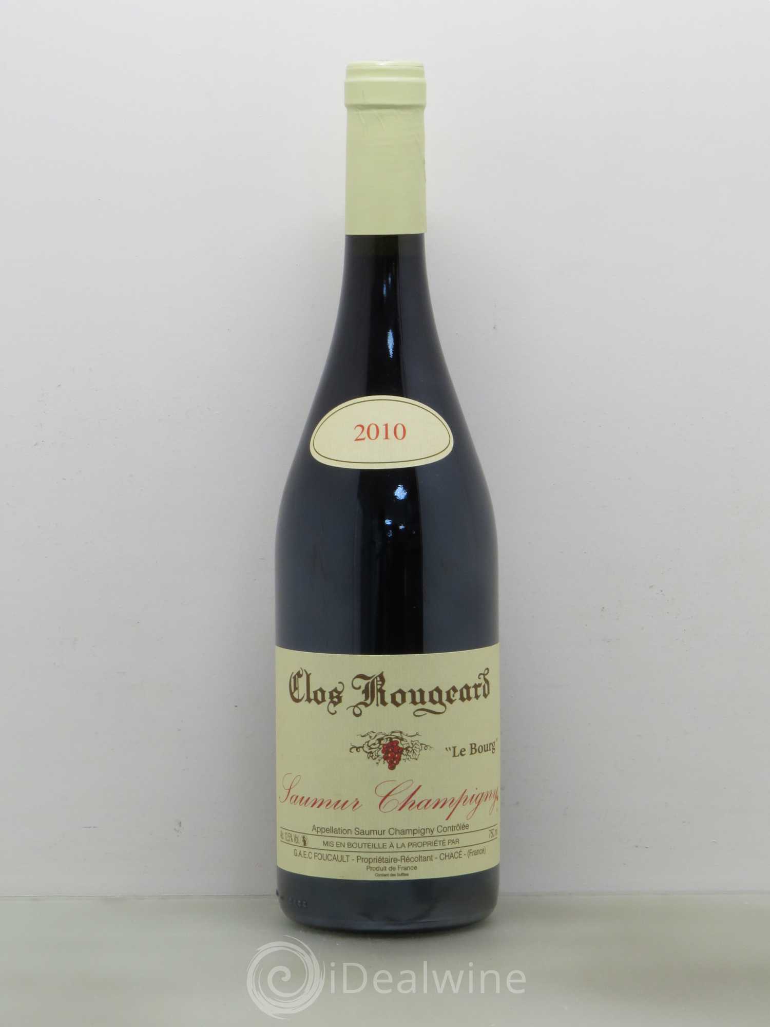 Saumur-Champigny Le Bourg Clos Rougeard 2010 - Lot de 1 bouteille - 0
