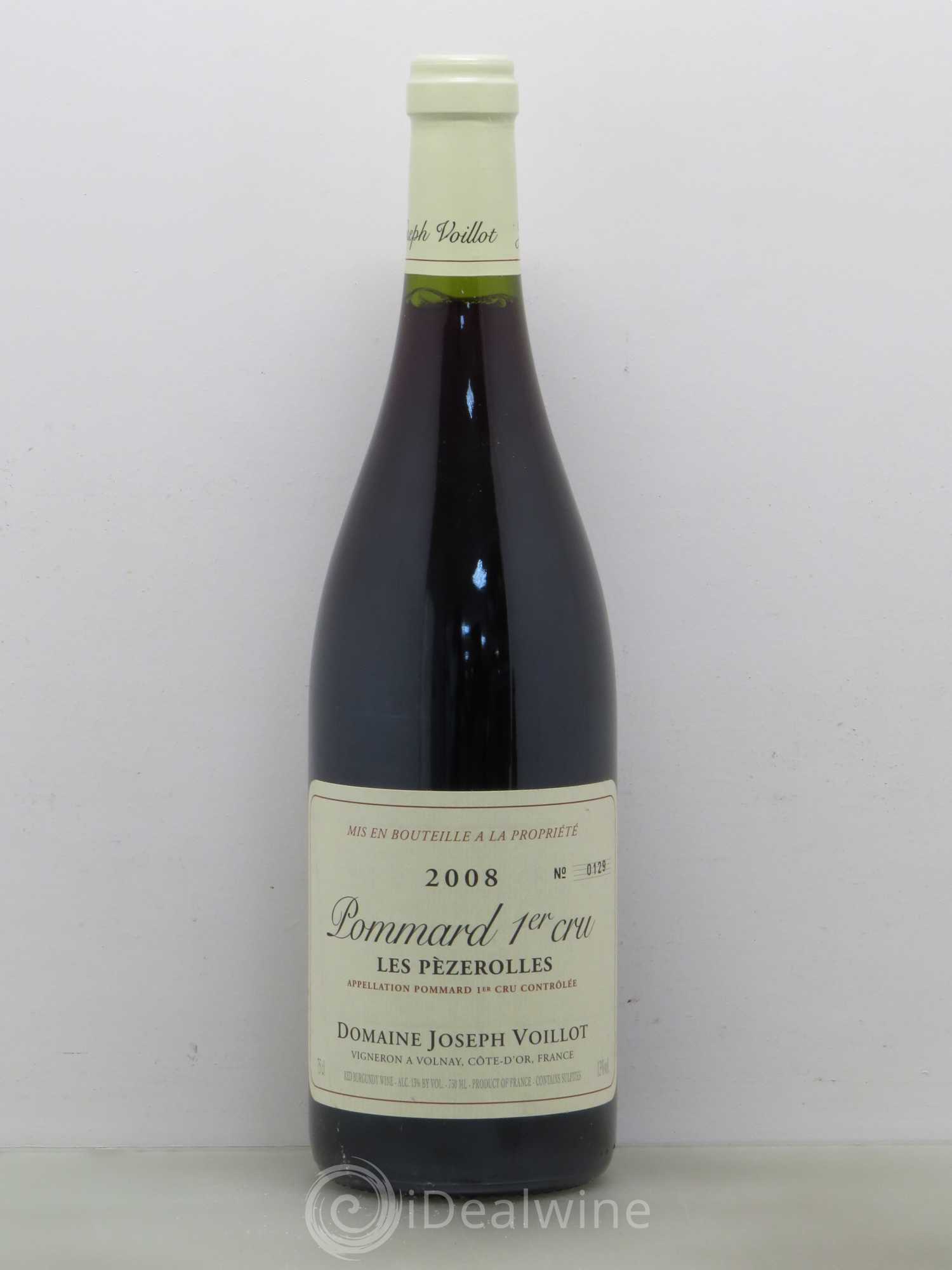 Pommard 1er Cru Les Pezerolles J Voillot 2008 - Posten von 1 Flasche - 0