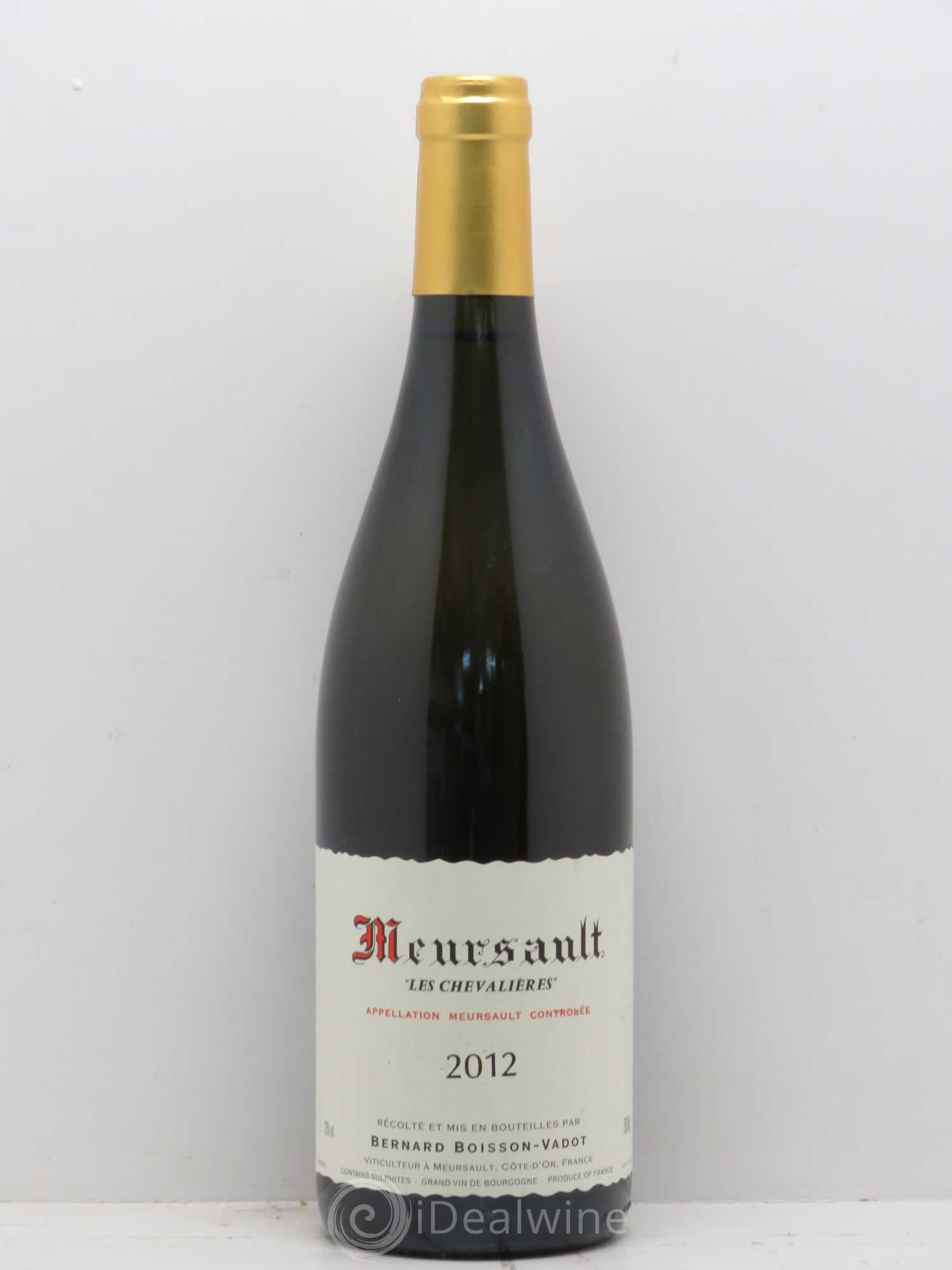 Meursault 1er Cru Les Chevalières Boisson Vadot 2012 - Posten von 1 Flasche - 0