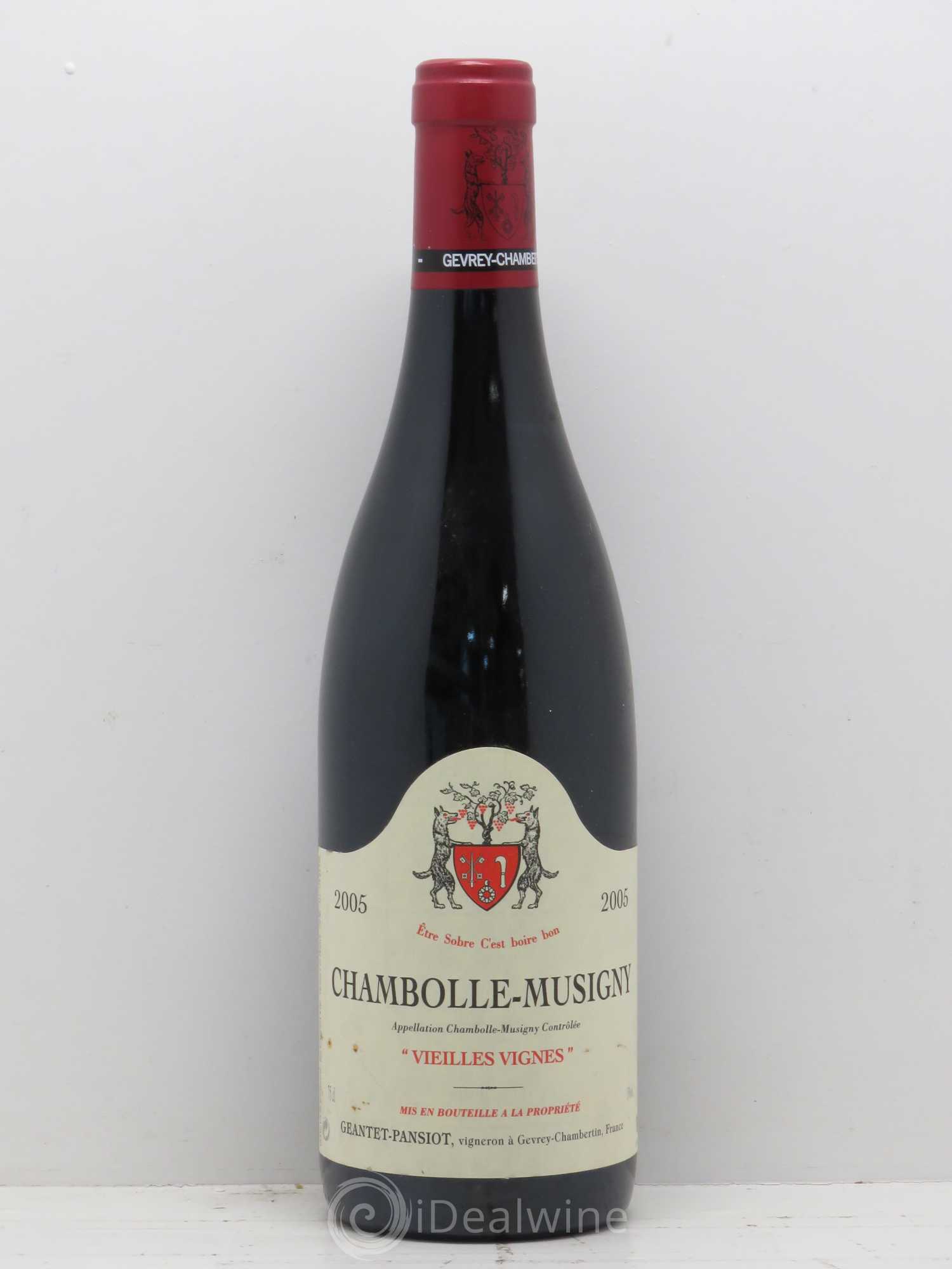 Chambolle-Musigny Vieilles vignes Geantet-Pansiot 2005 - Lot de 1 bouteille - 0