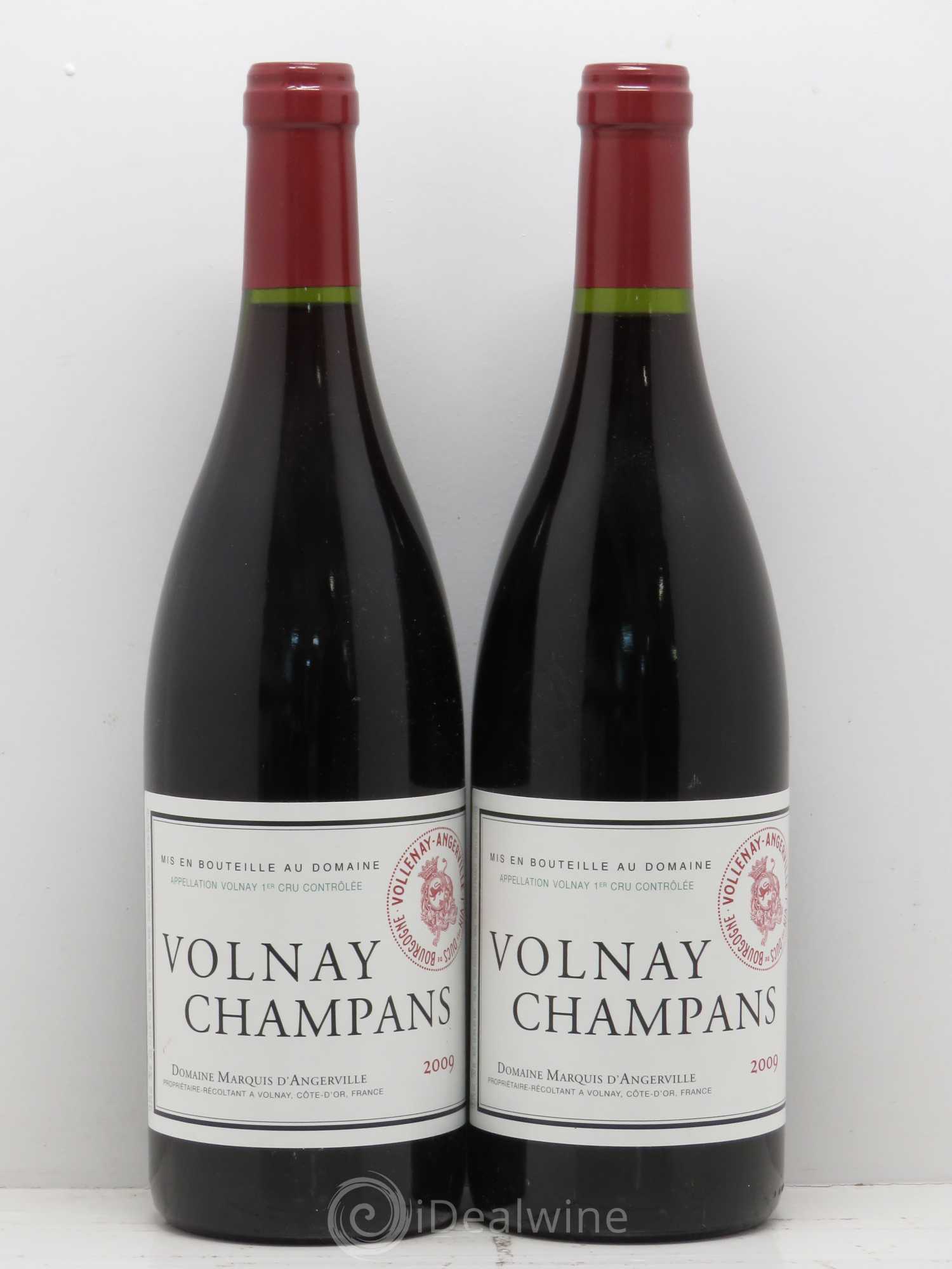 Volnay 1er Cru Champans Marquis d'Angerville (Domaine) 2009 - Lot de 2 bouteilles - 0