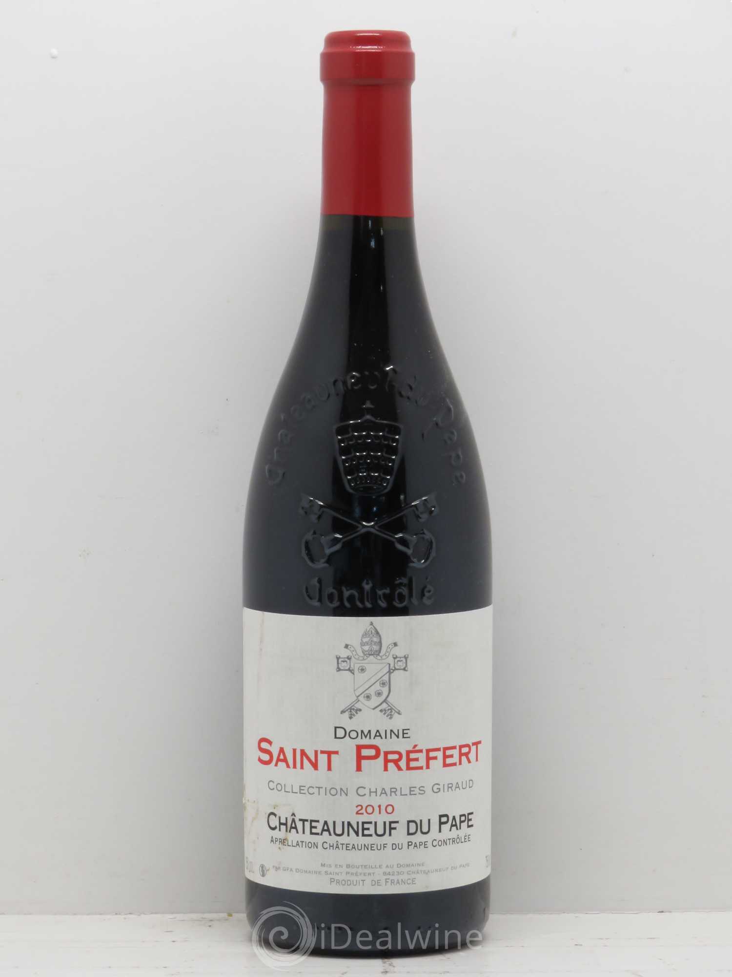 Châteauneuf-du-Pape Collection Charles Giraud Domaine Saint-Préfert 2010 - Lot de 1 bouteille - 0