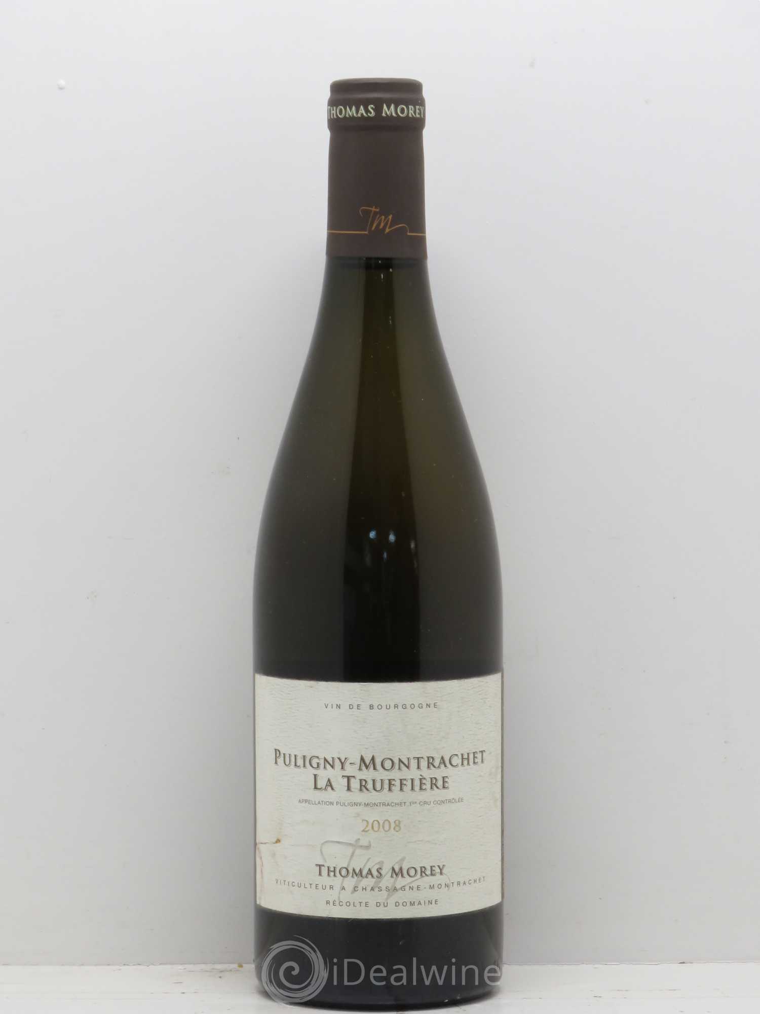 Puligny-Montrachet 1er Cru La Truffière T. Morey (sans prix de réserve) 2008 - Posten von 1 Flasche - 0