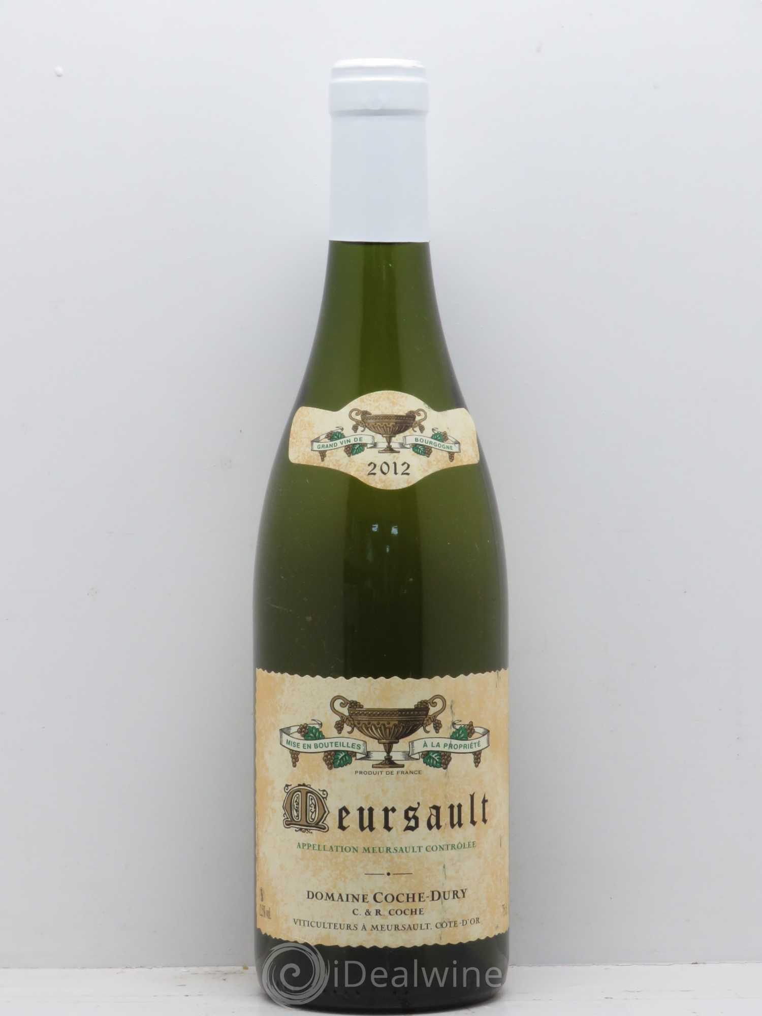 Meursault Coche Dury (Domaine) 2012 - Lot de 1 bouteille - 0