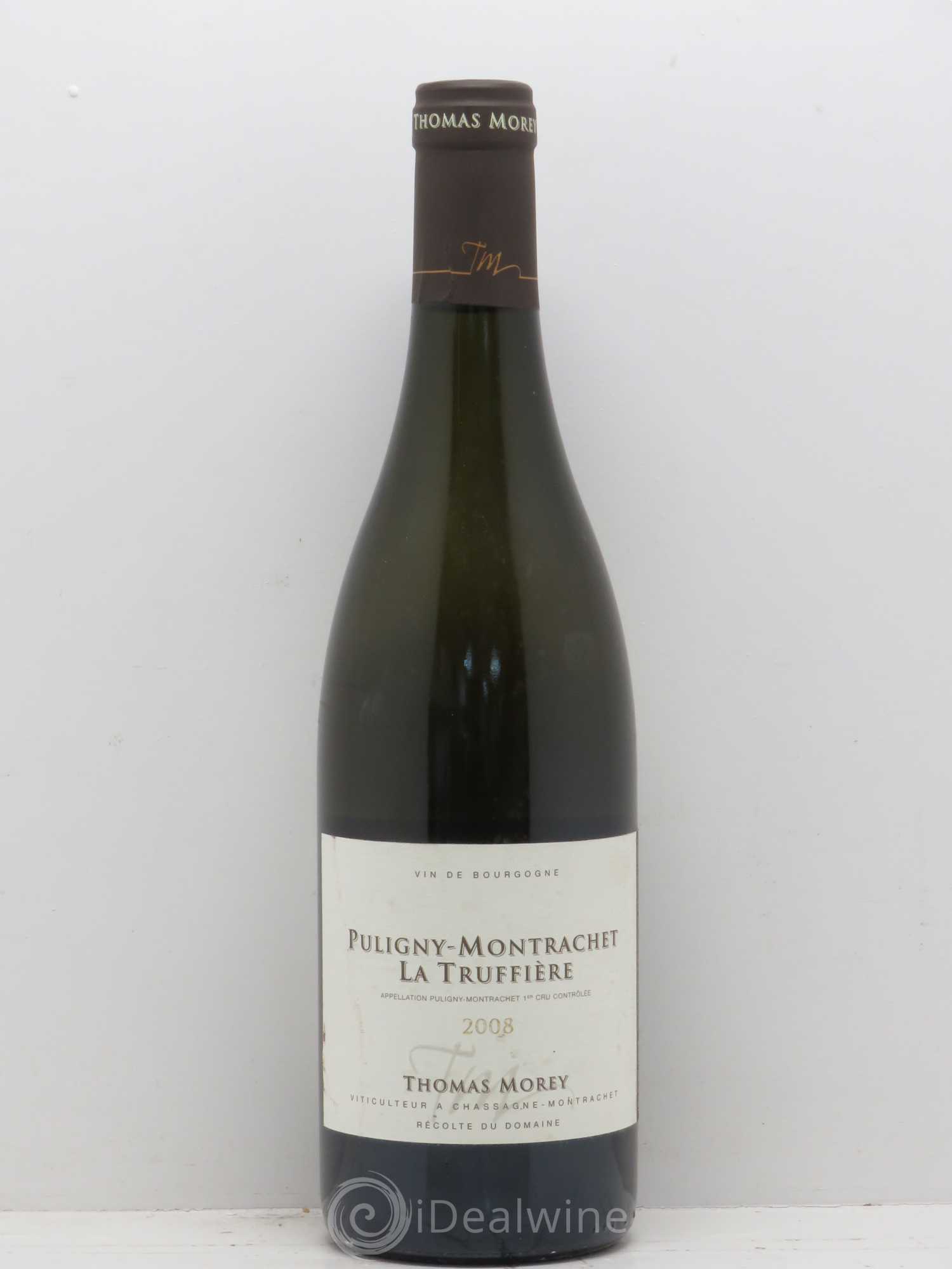 Puligny-Montrachet 1er Cru La Truffière T. Morey (sans prix de réserve) 2008 - Posten von 1 Flasche - 0