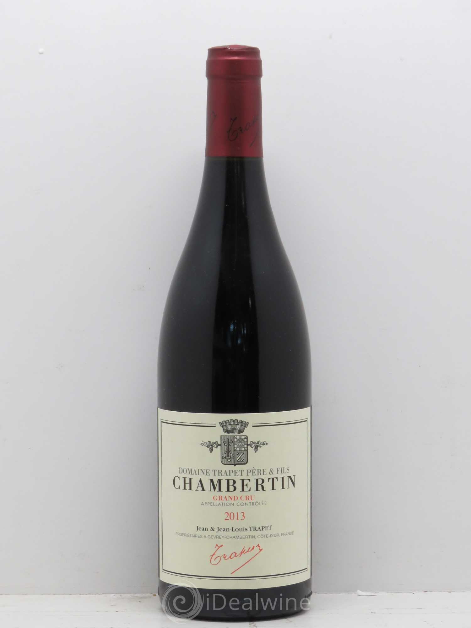 Chambertin Grand Cru Domaine Trapet (sans prix de réserve) 2013 - Lot de 1 bouteille - 0