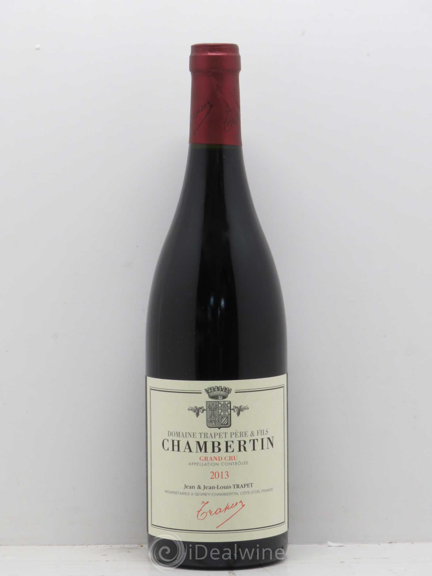 Chambertin Grand Cru Domaine Trapet (sans prix de réserve) 2013 - Lot de 1 bouteille - 0