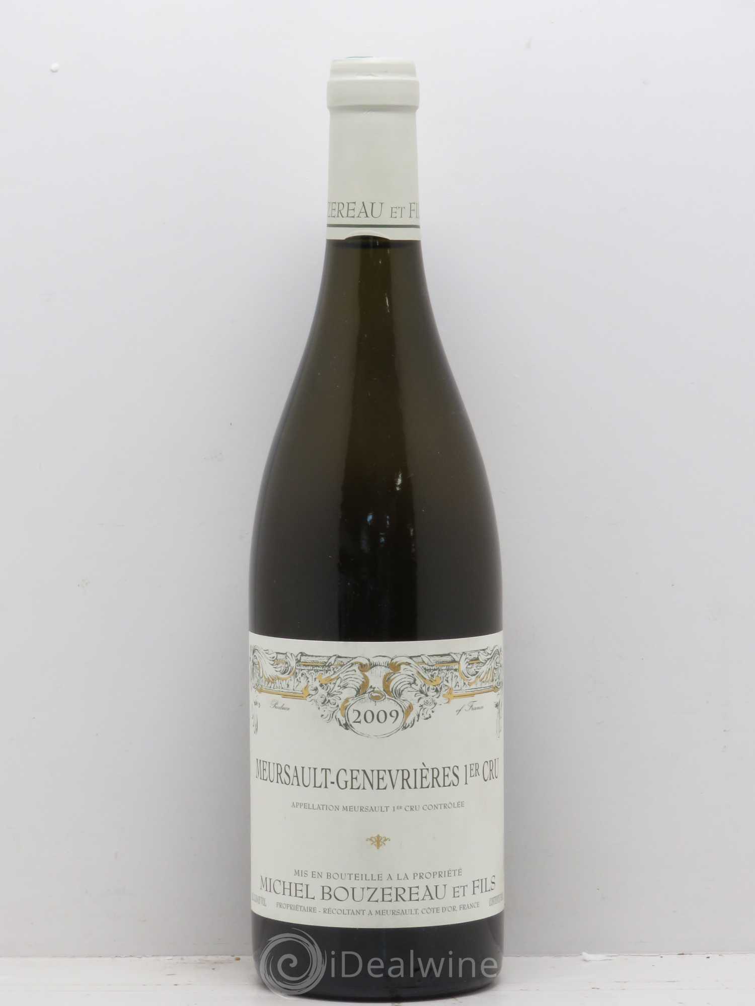 Meursault 1er Cru Les Genevrières Michel Bouzereau et Fils (Domaine) 2009 - Lot de 1 bouteille - 0