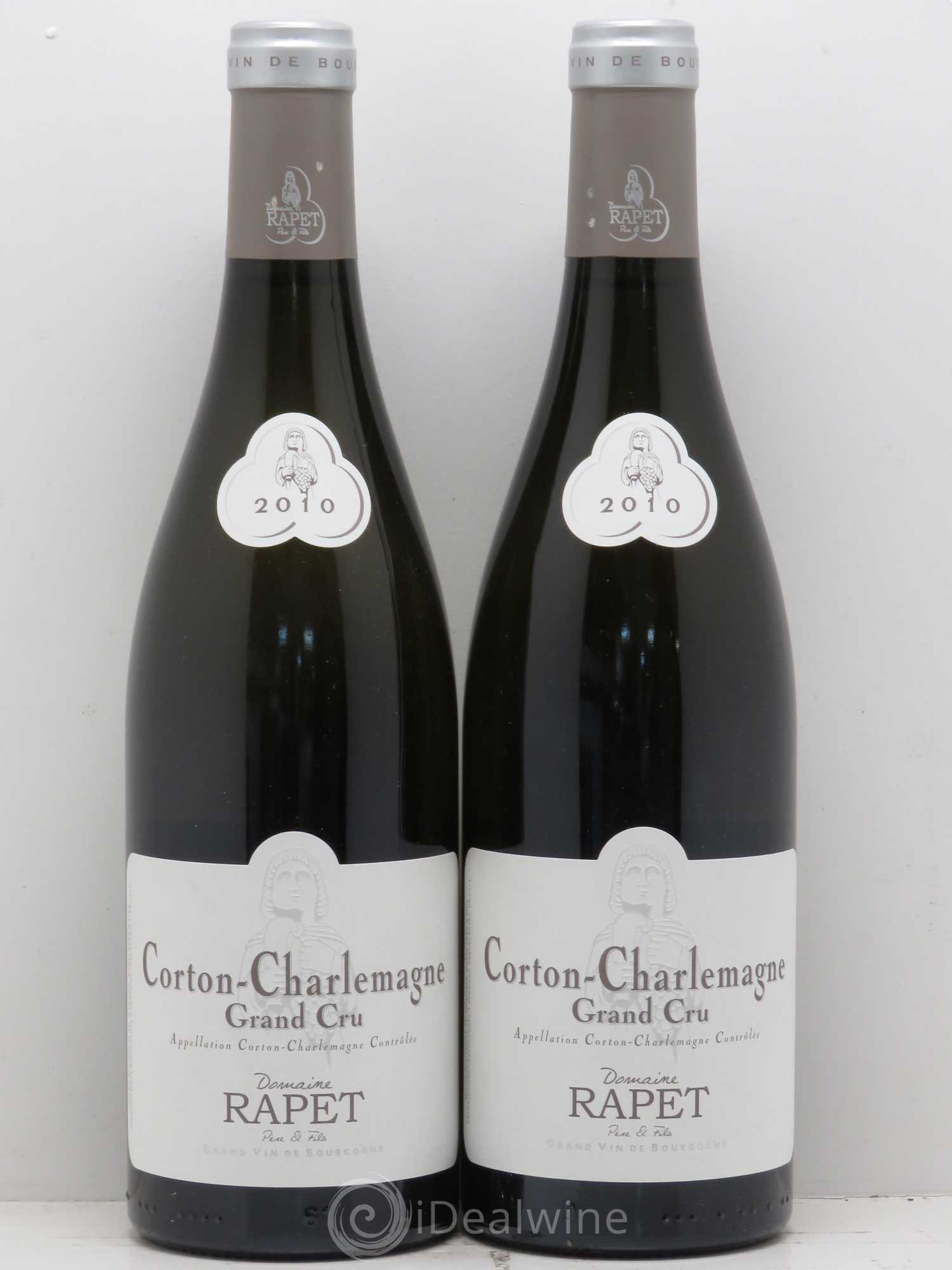Corton-Charlemagne Grand Cru Rapet Père & Fils 2010 - Lot de 2 bouteilles - 0