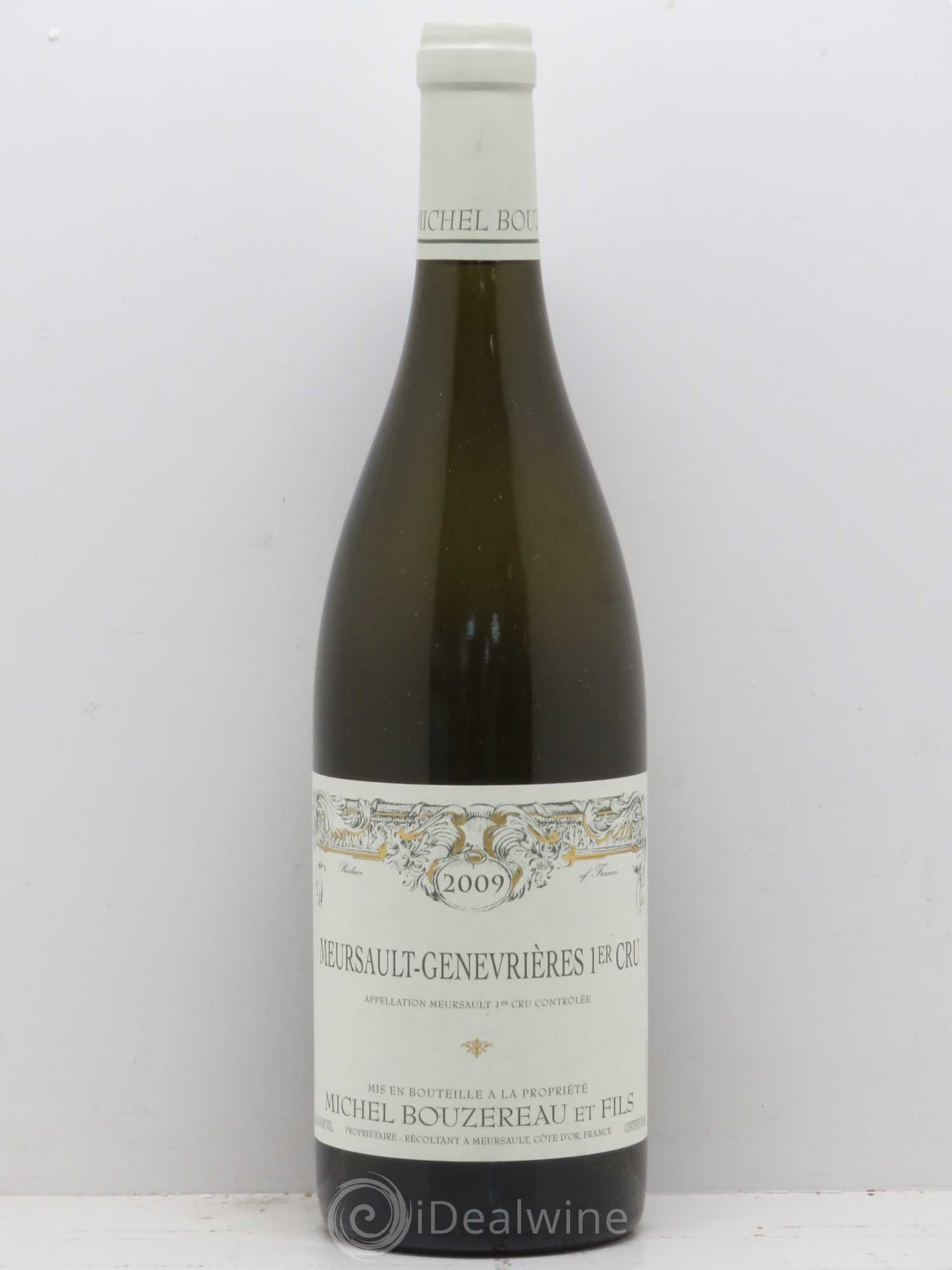 Meursault 1er Cru Les Genevrières Michel Bouzereau et Fils (Domaine) 2009 - Lot de 1 bouteille - 0