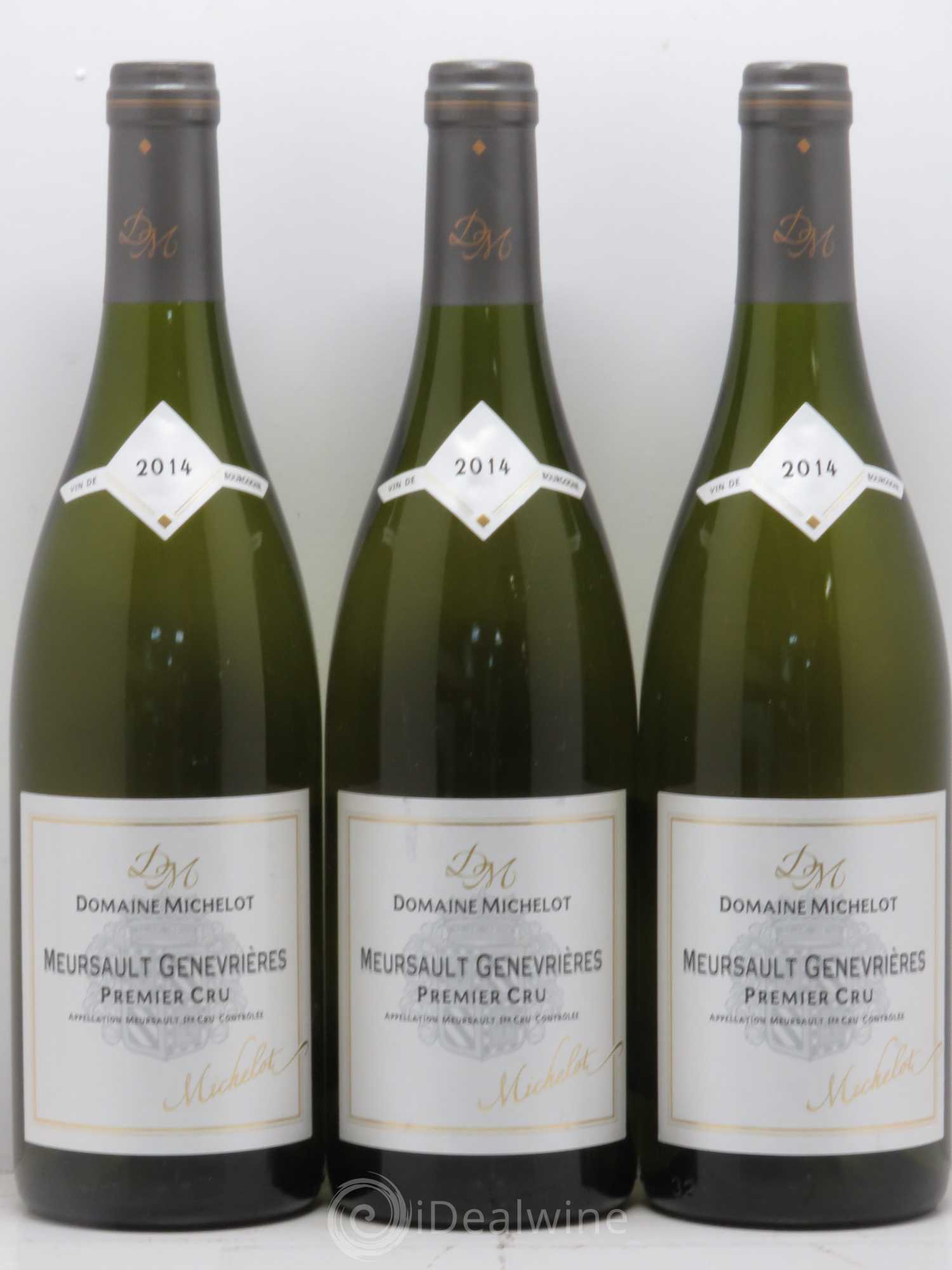 Meursault 1er Cru Genevrières Michelot (sans prix de réserve) 2014 - Posten von 3 Flaschen - 0