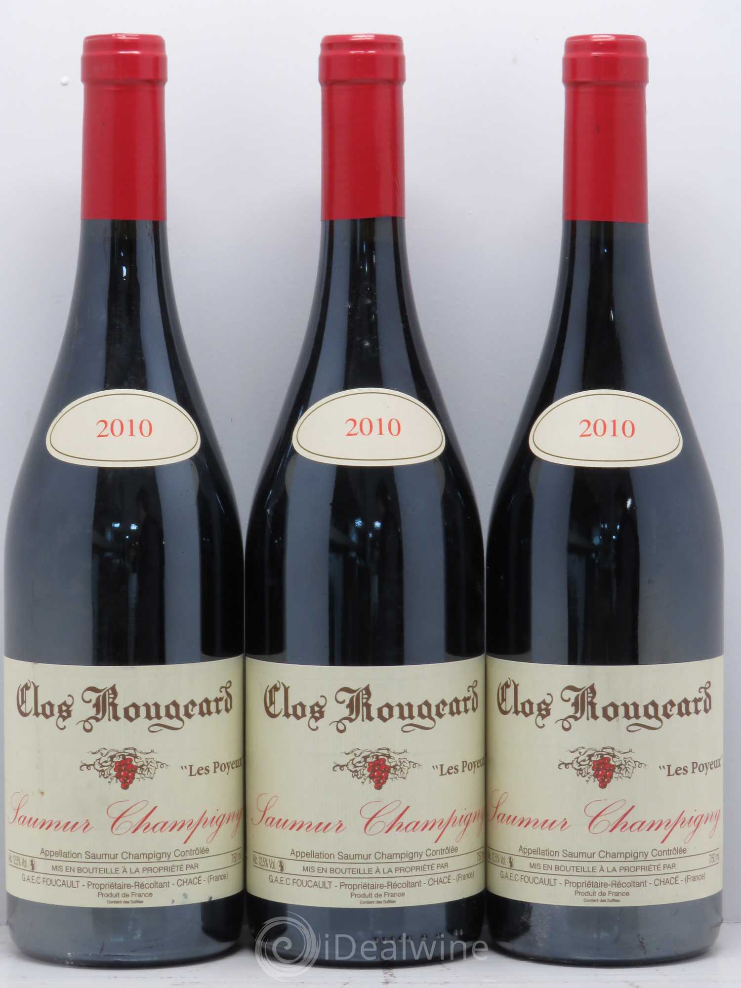 Saumur-Champigny Les Poyeux Clos Rougeard 2010 - Lot de 3 bouteilles - 0