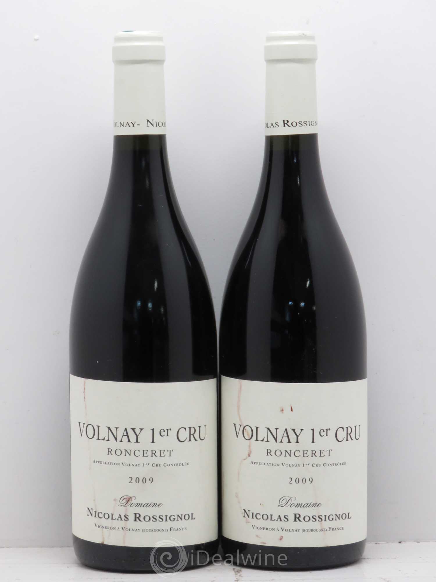 Volnay 1er Cru Ronceret Rossignol 2009 - Posten von 2 Flaschen - 0