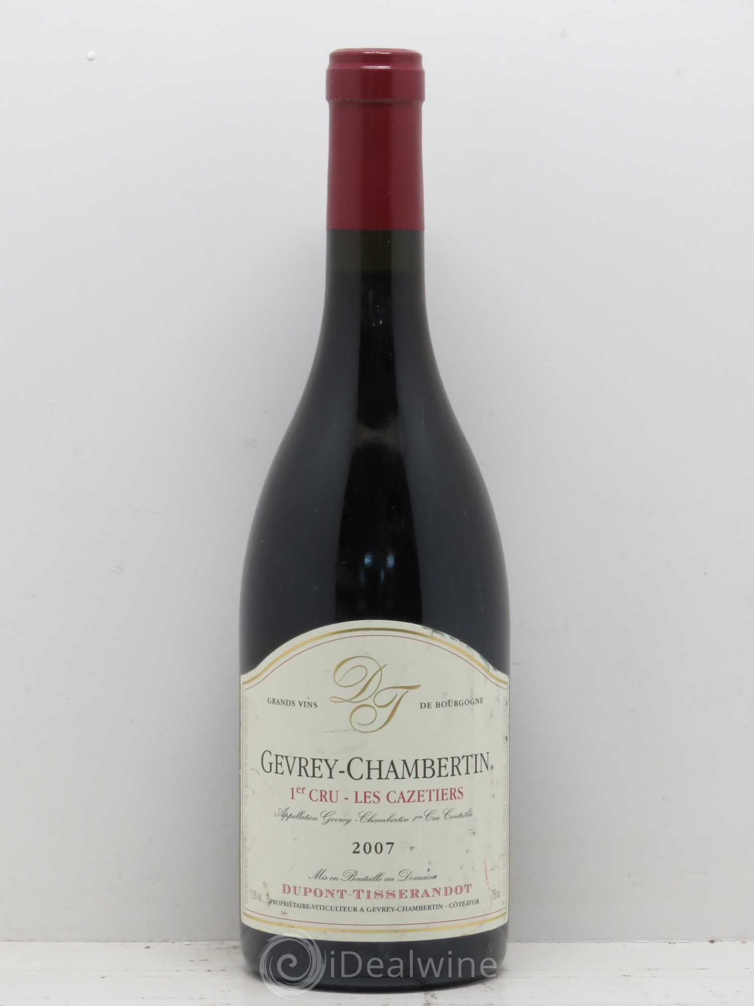 Gevrey-Chambertin 1er Cru Cazetiers Dupont-Tisserandot (Domaine) (sans prix de réserve) 2007 - Lot de 1 bouteille - 0