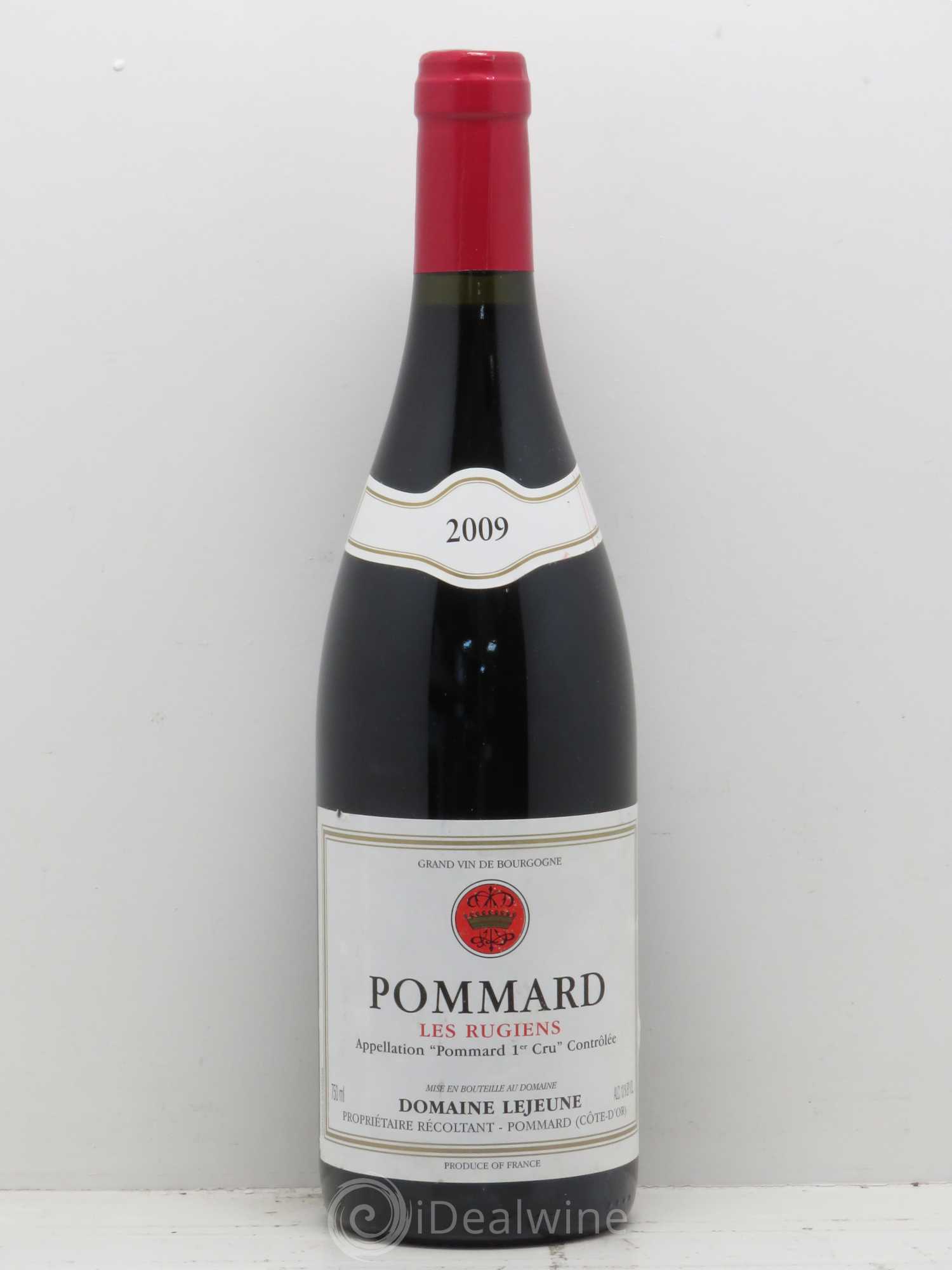 Pommard 1er Cru Les Rugiens Lejeune 2009 - Lot de 1 bouteille - 0