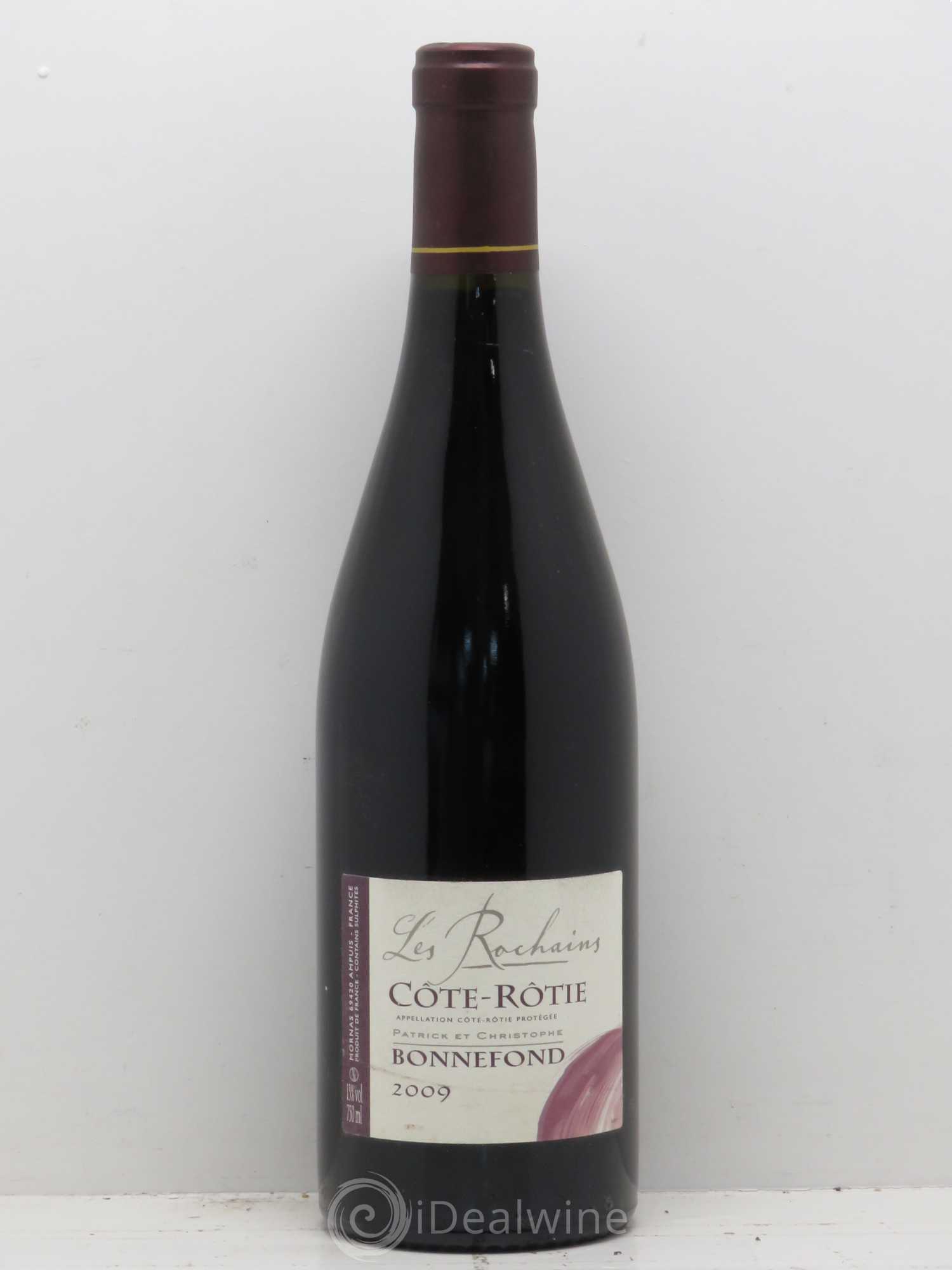 Côte-Rôtie Les Rochains Domaine Bonnefond 2009 - Lot de 1 bouteille - 0