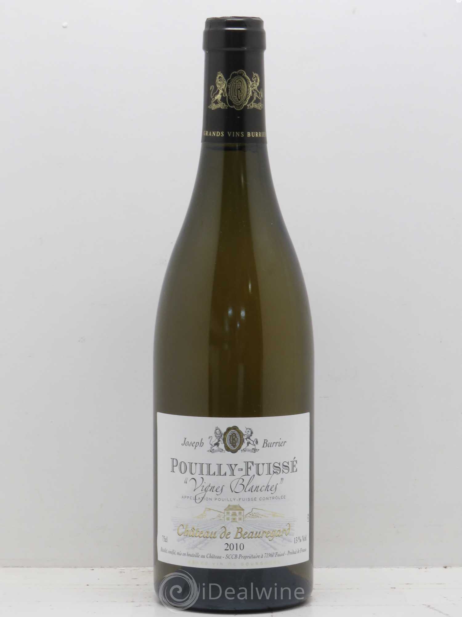 Pouilly-Fuissé Vignes Blanches Château De Beauregard 2010 - Posten von 1 Flasche - 0