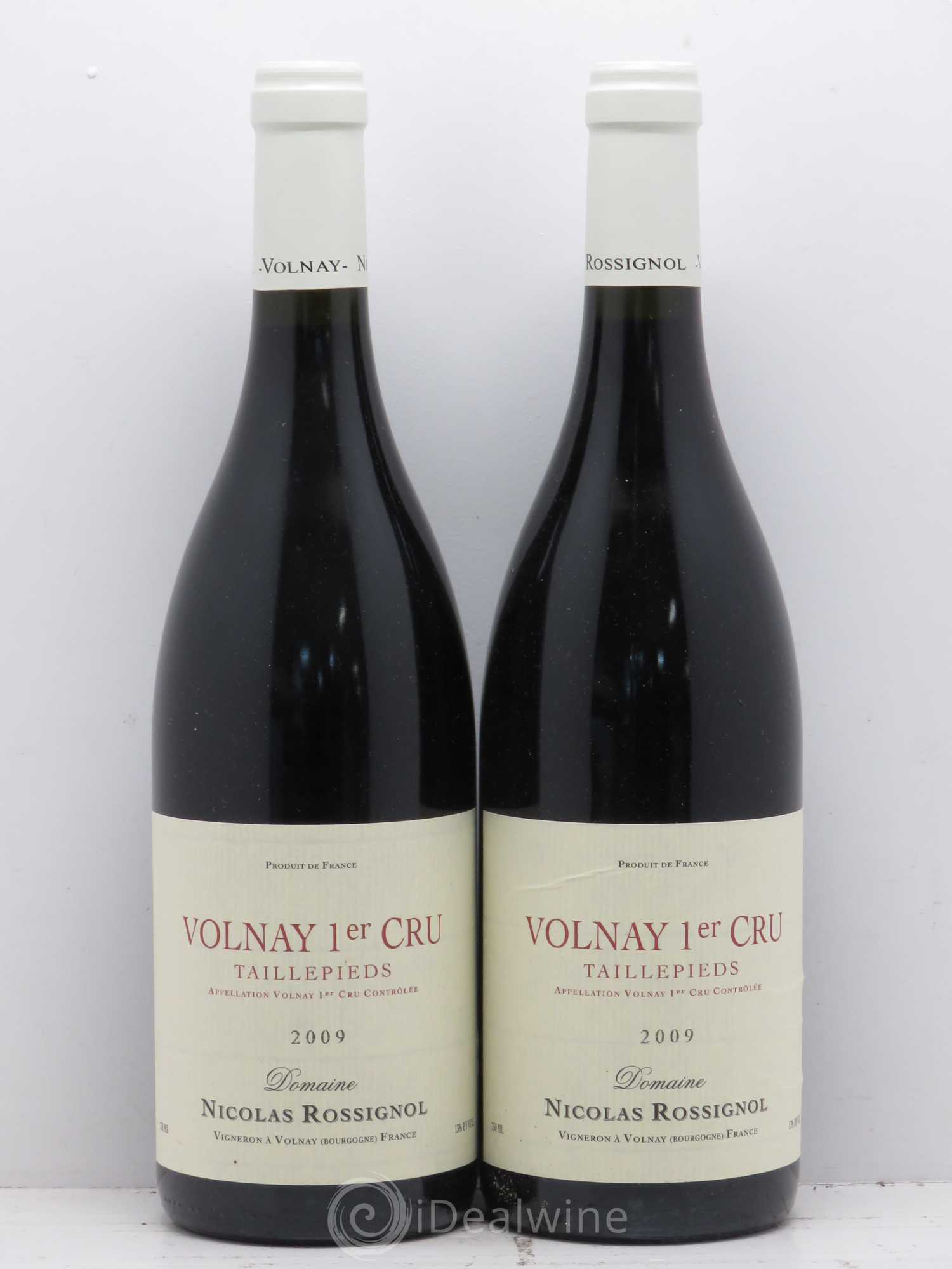 Volnay 1er Cru Taillepieds Rossignol (sans prix de réserve) 2009 - Posten von 2 Flaschen - 0
