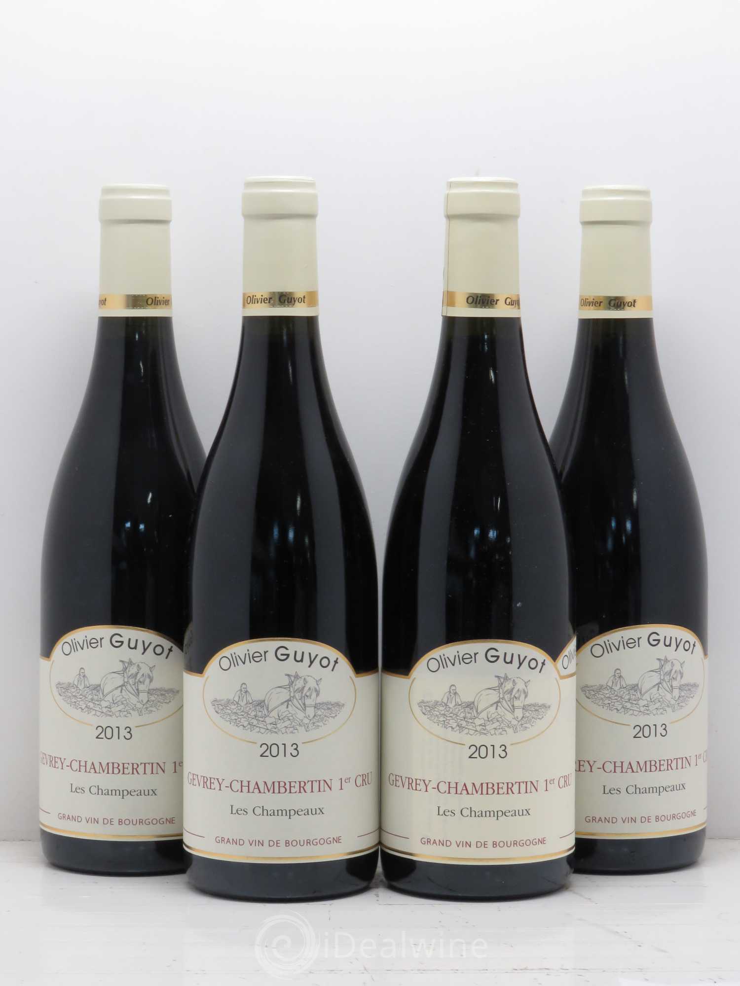 Gevrey-Chambertin 1er Cru Les Champeaux Olivier Guyot (Domaine de) (sans prix de réserve) 2013 - Lot de 4 bouteilles - 0
