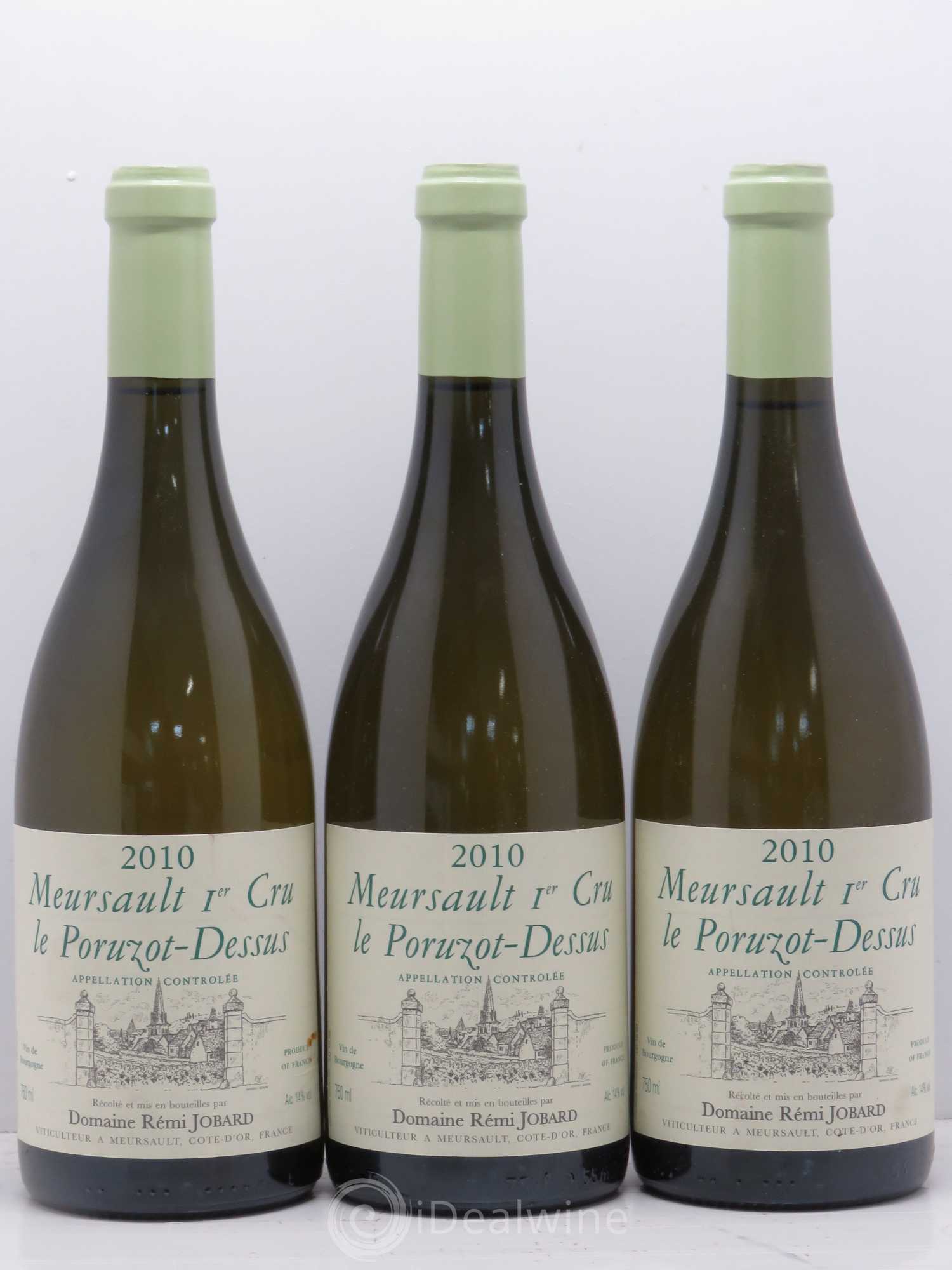 Meursault 1er Cru Le Poruzot-Dessus Rémi Jobard (Domaine) 2010 - Lot de 3 bouteilles - 0