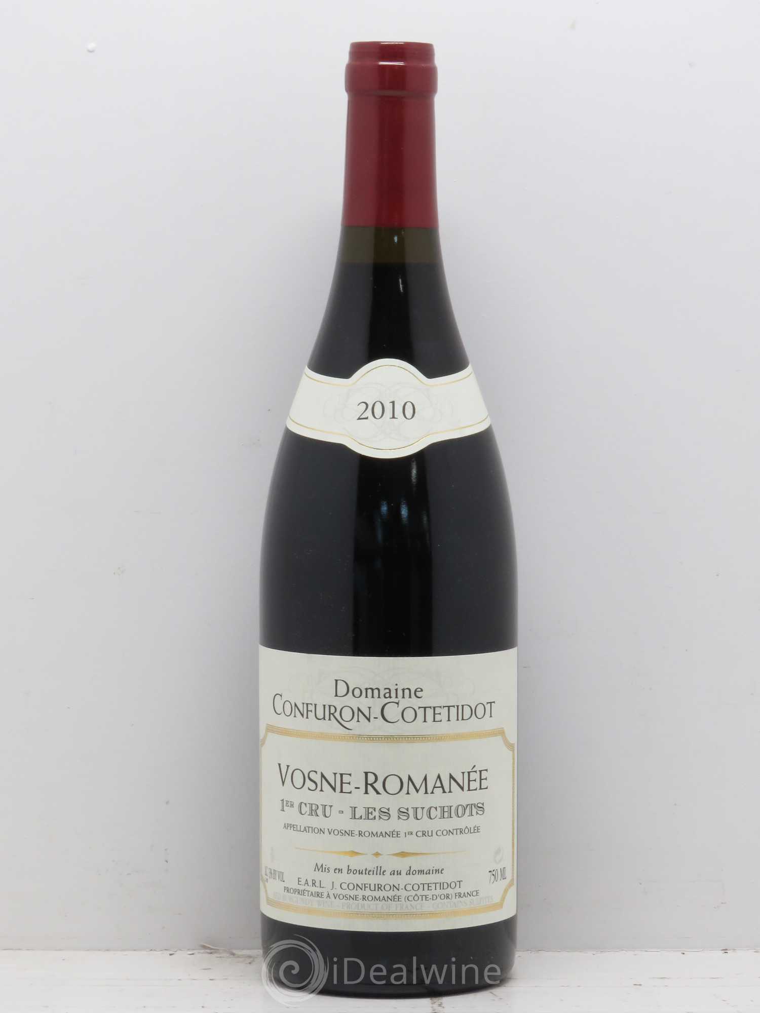 Vosne-Romanée 1er Cru Les Suchots Confuron-Cotetidot 2010 - Lot de 1 bouteille - 0